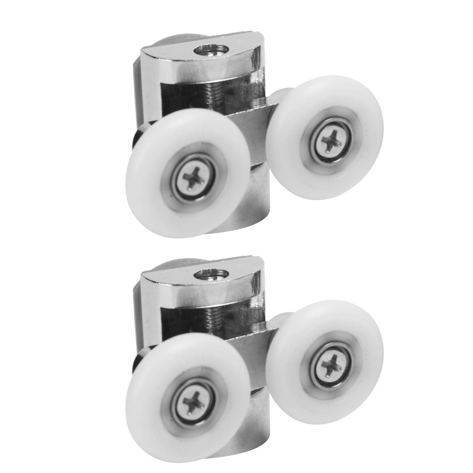 23mm Double Shower Door Rollers Hanging Wheel Pulley Top and Bottom Wheels view 3