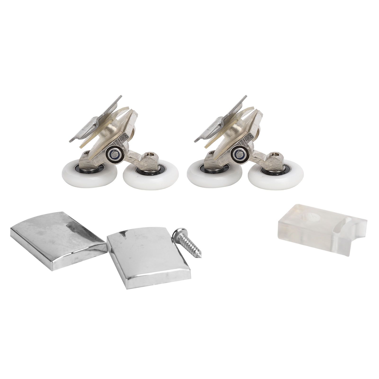 Shower Door Runner Rollers Zinc Alloy Glass Door Pulley Wheels Bathroom Accessory view 2