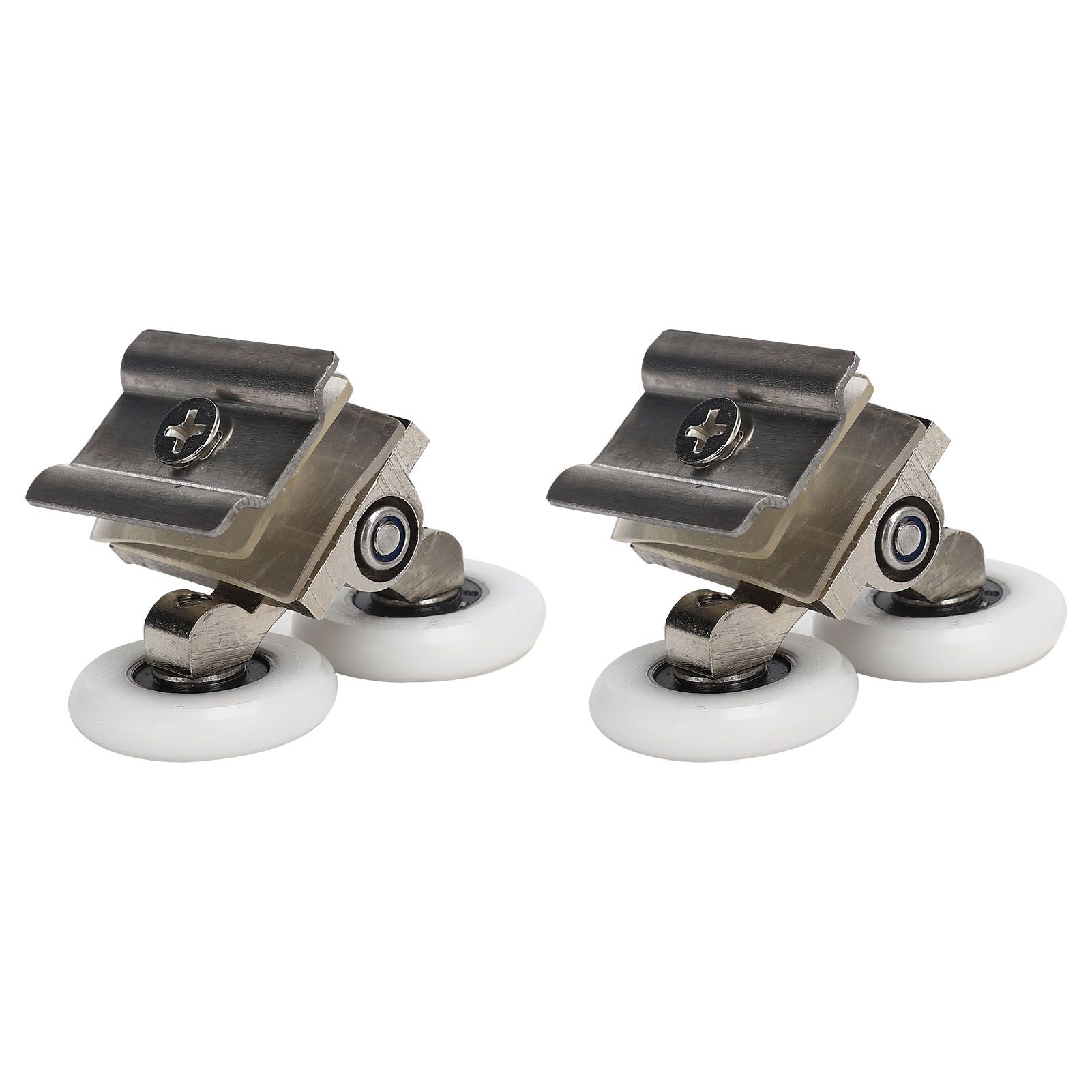 Shower Door Runner Rollers Zinc Alloy Glass Door Pulley Wheels Bathroom Accessory view 3