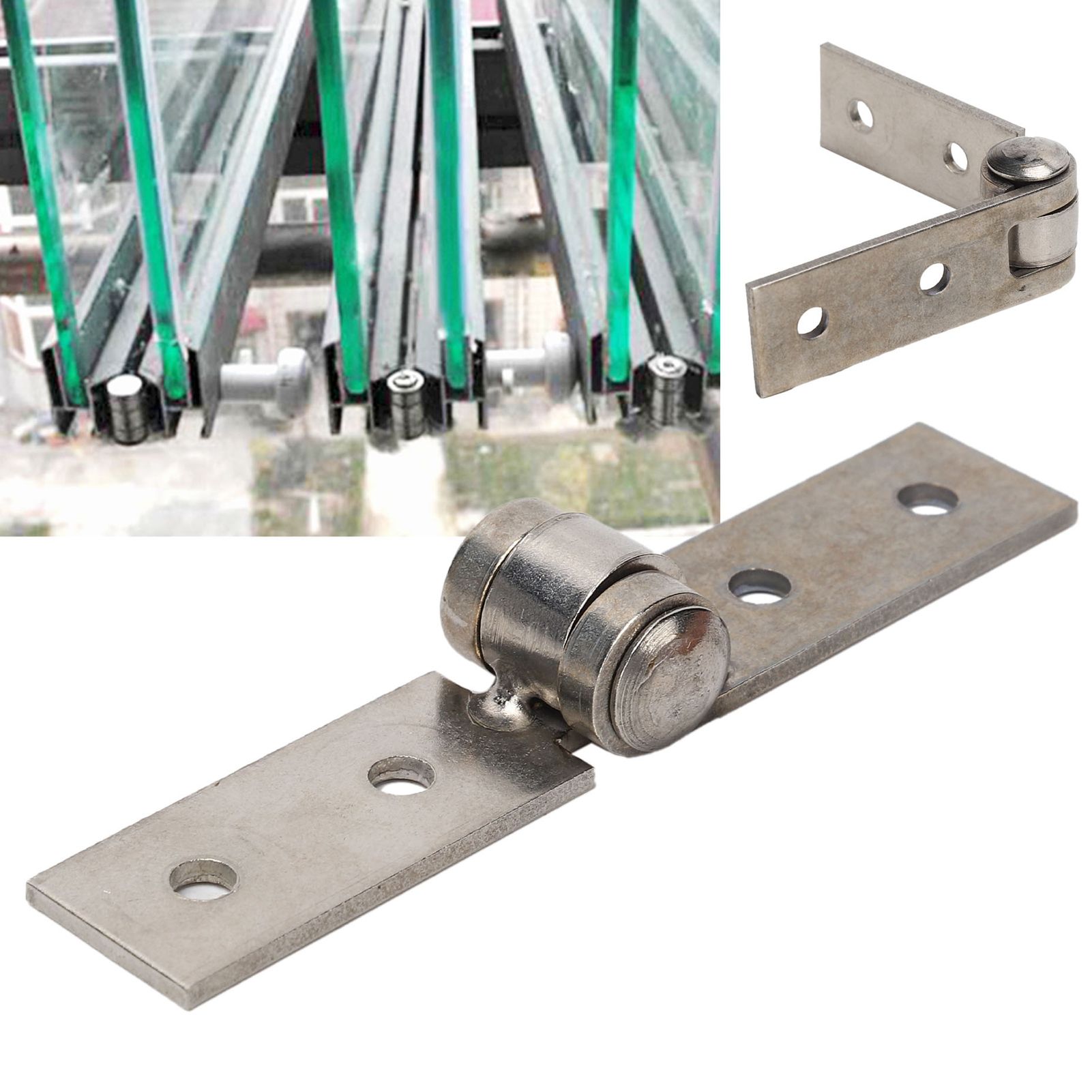 Frameless Folding Window Hinge Stainless Steel Door Window Furniture Hinge view 11