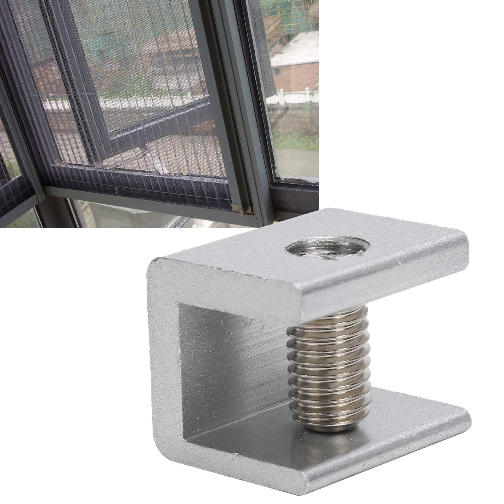 Sliding Window Lock Set AntiTheft Screen Window Safety Lock Stopper for Home view 12