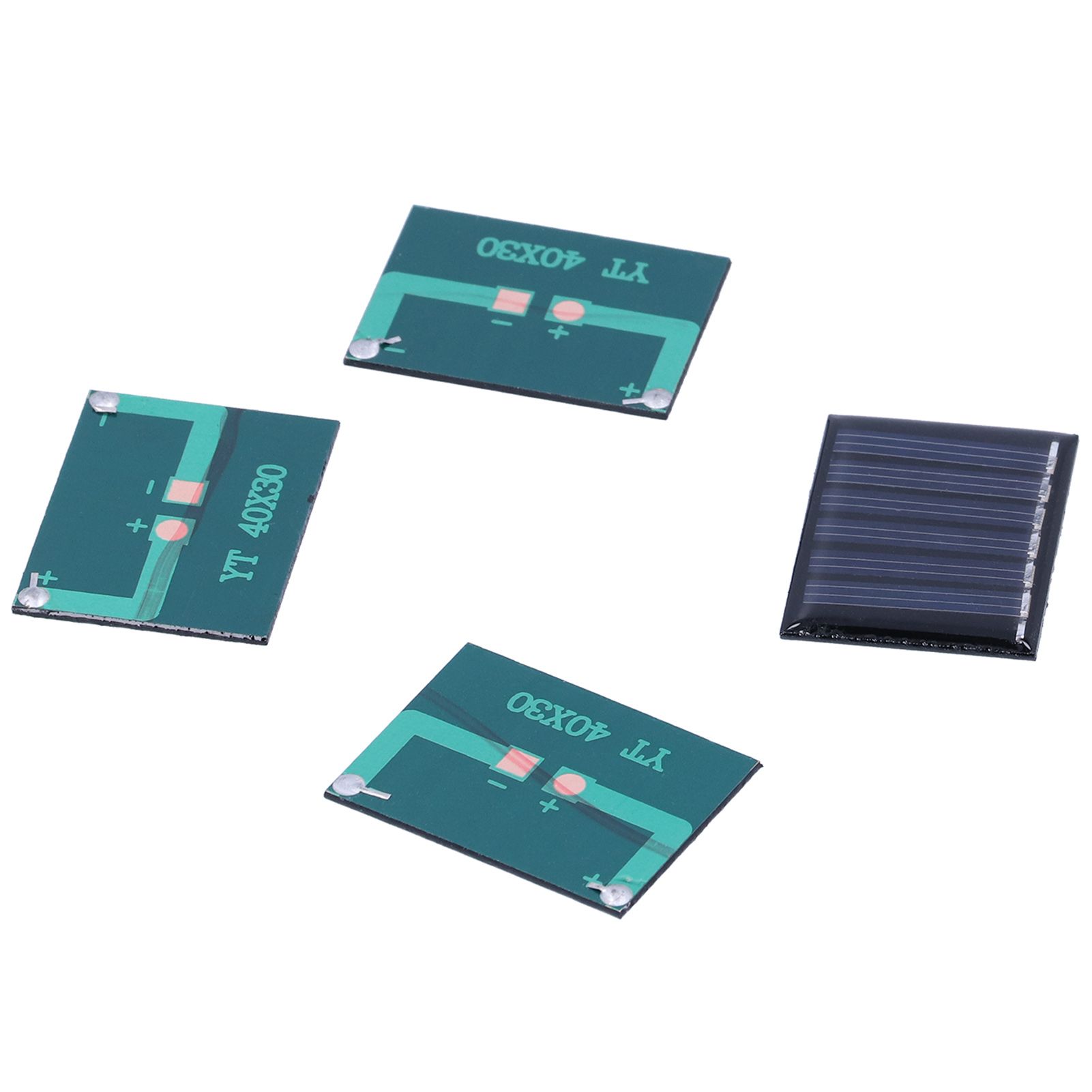 4Pcs 0.15W 3V Solar Panel Polysilicon DIY Solar Charging Module Accessory 40x30mm view 7