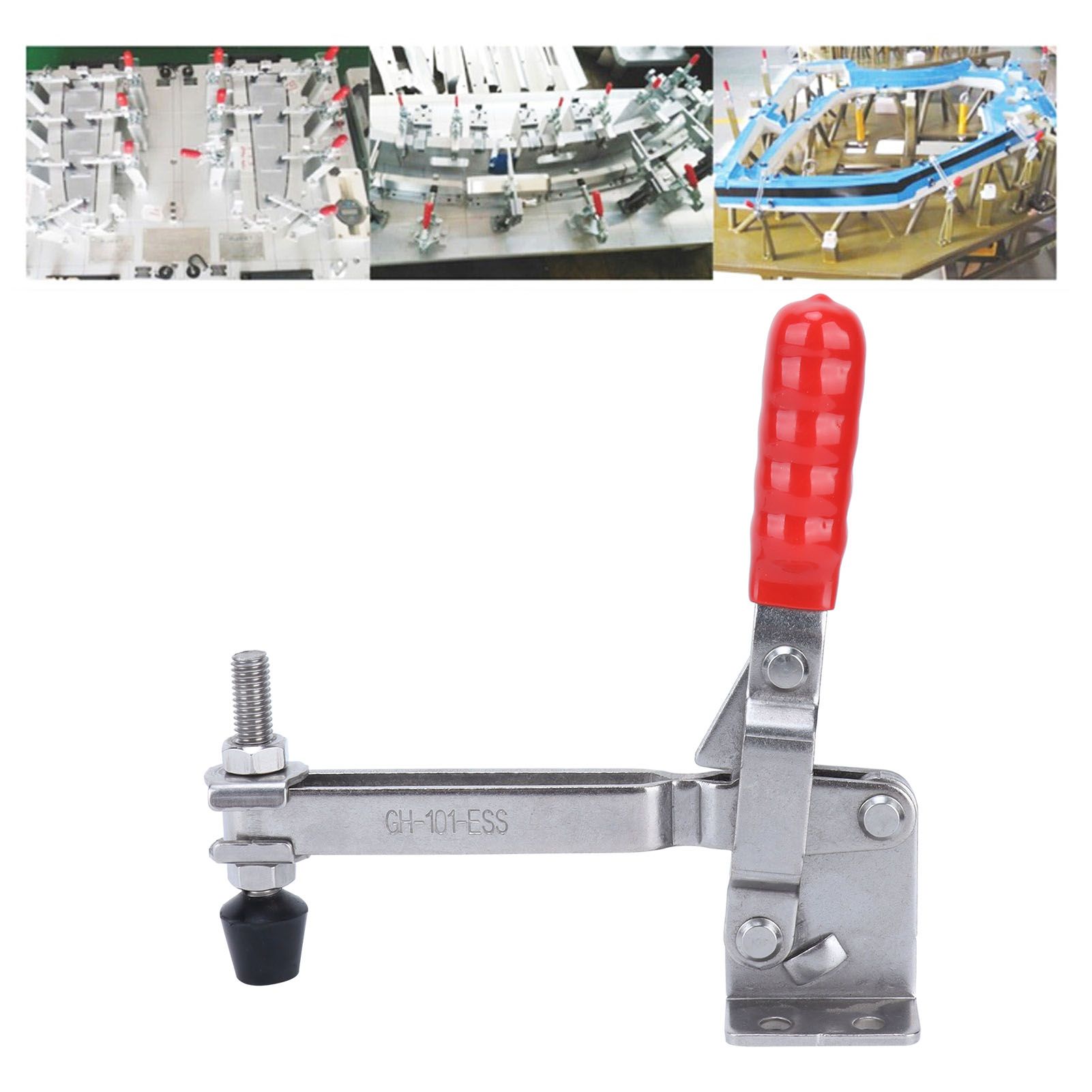 GH 101ESS Toggle Clamp Horizontal Quick Release Welding Clamp Fixture Hand Tools view 12