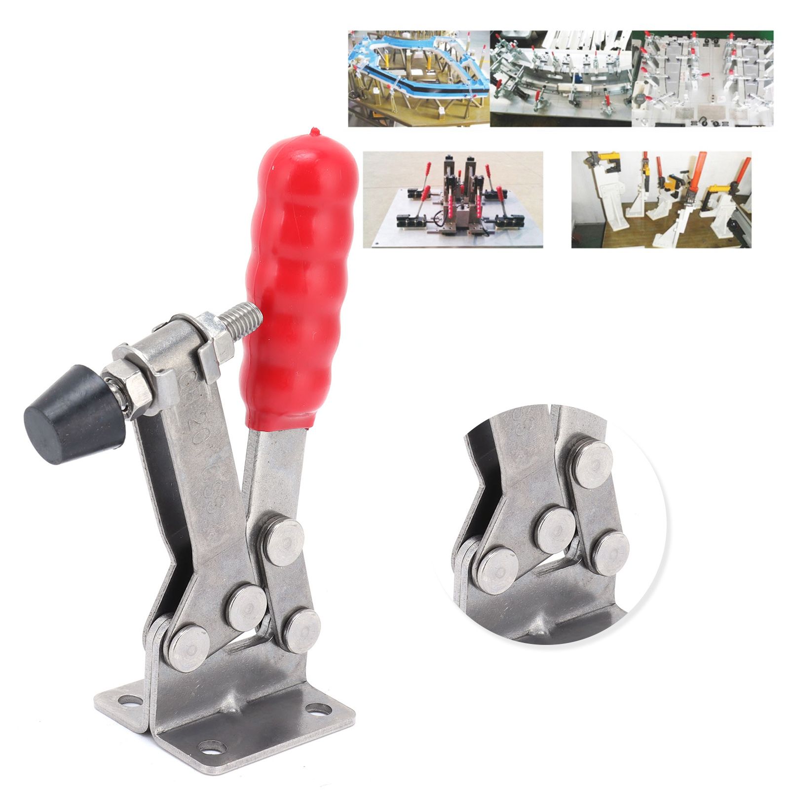 GH 201‑CSS Toggle Clamp Stainless Steel Quick Release Horizontal Toggle Clamp view 12