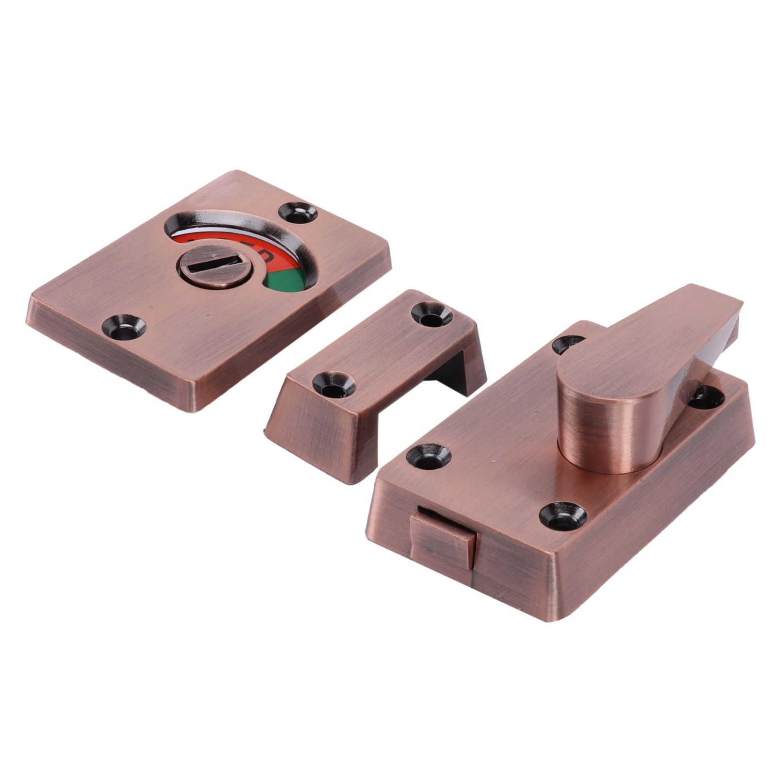 Partition Door Lock with Handle Public Toilet Restroom Bolt Lock Indicator view 7