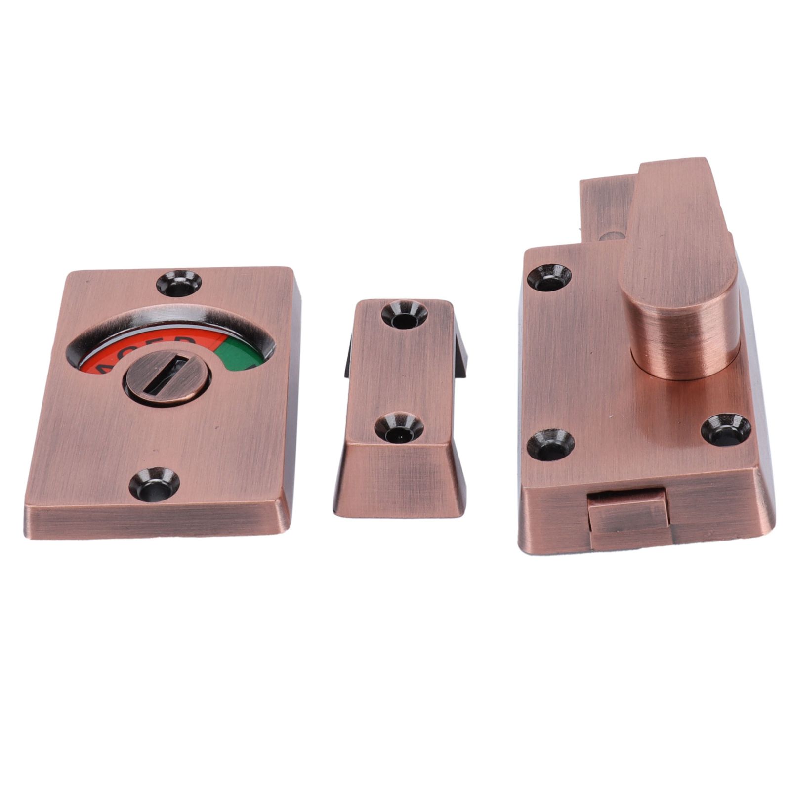 Partition Door Lock with Handle Public Toilet Restroom Bolt Lock Indicator view 10