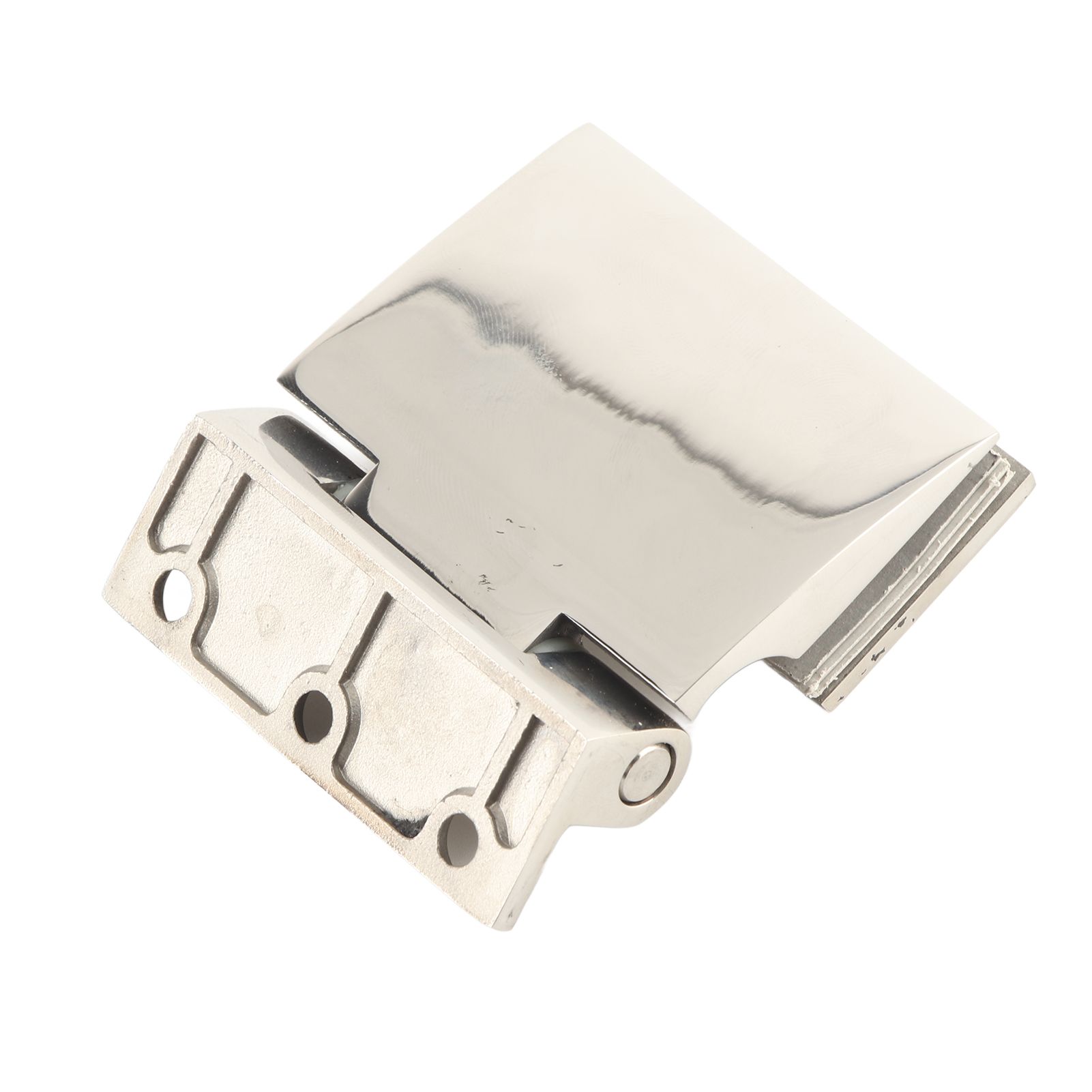 Curved Single‑Sided Hinge Stainless Steel Bathroom Hinge for Tempered 8‑12mm view 6