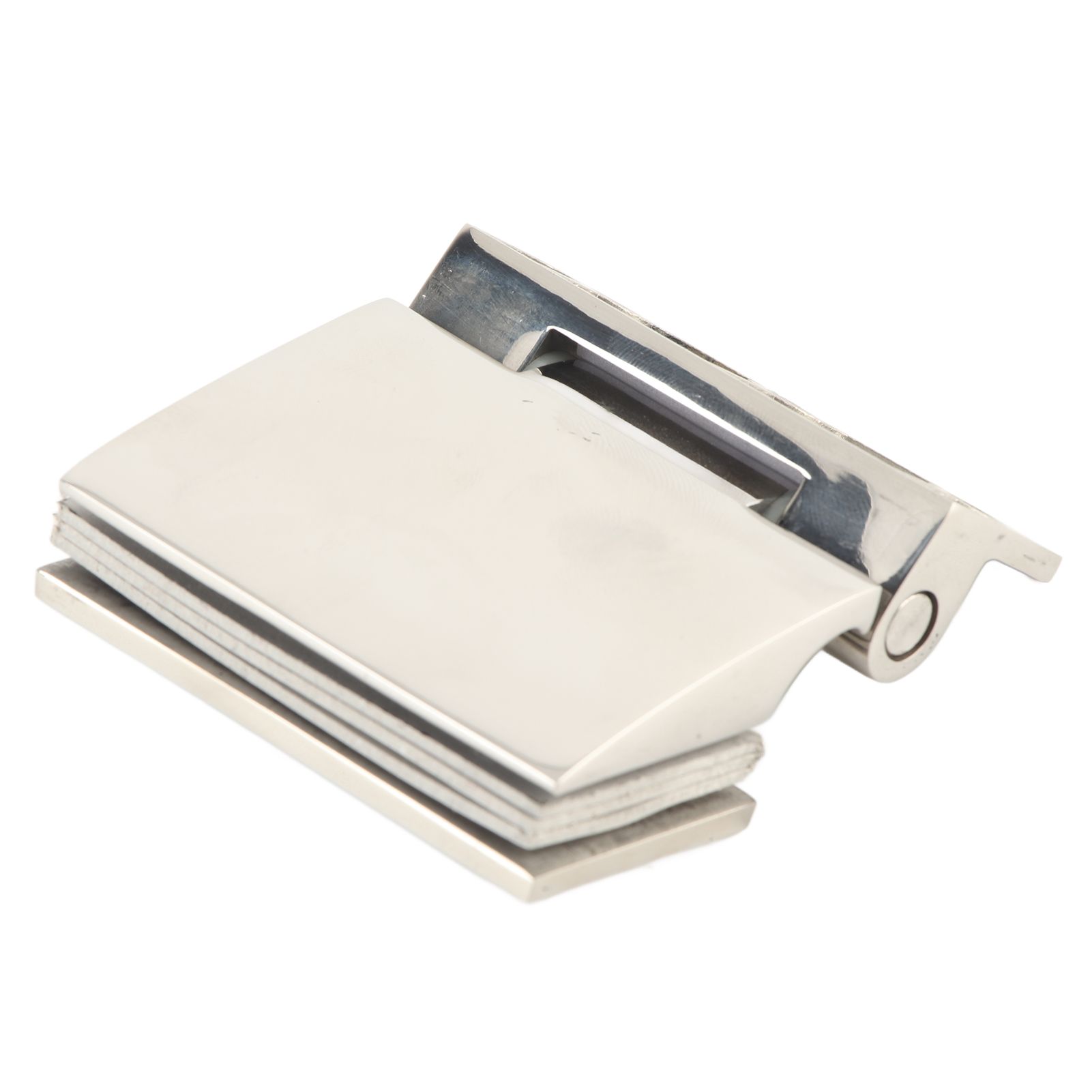 Curved Single‑Sided Hinge Stainless Steel Bathroom Hinge for Tempered 8‑12mm view 7