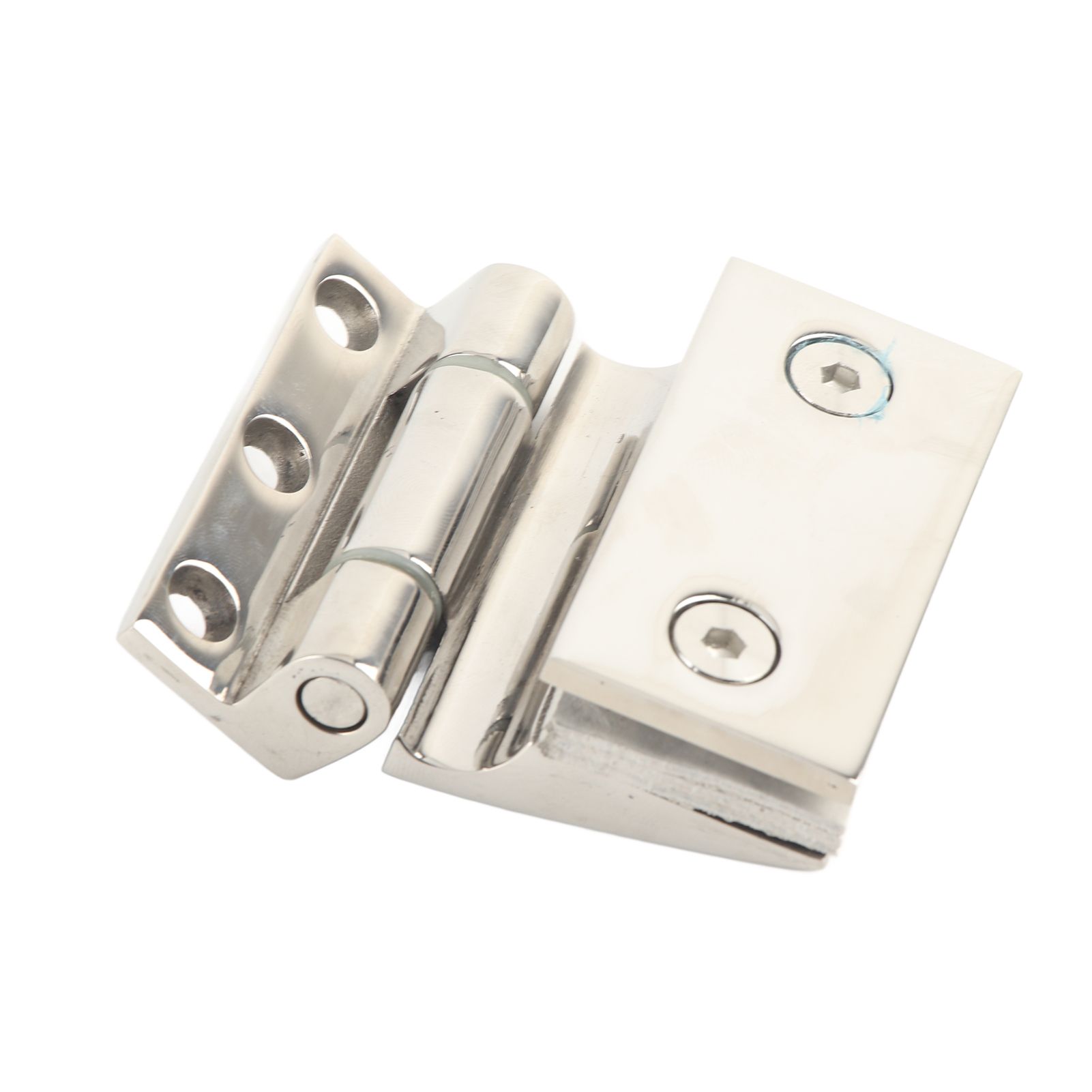 Curved Single‑Sided Hinge Stainless Steel Bathroom Hinge for Tempered 8‑12mm view 10