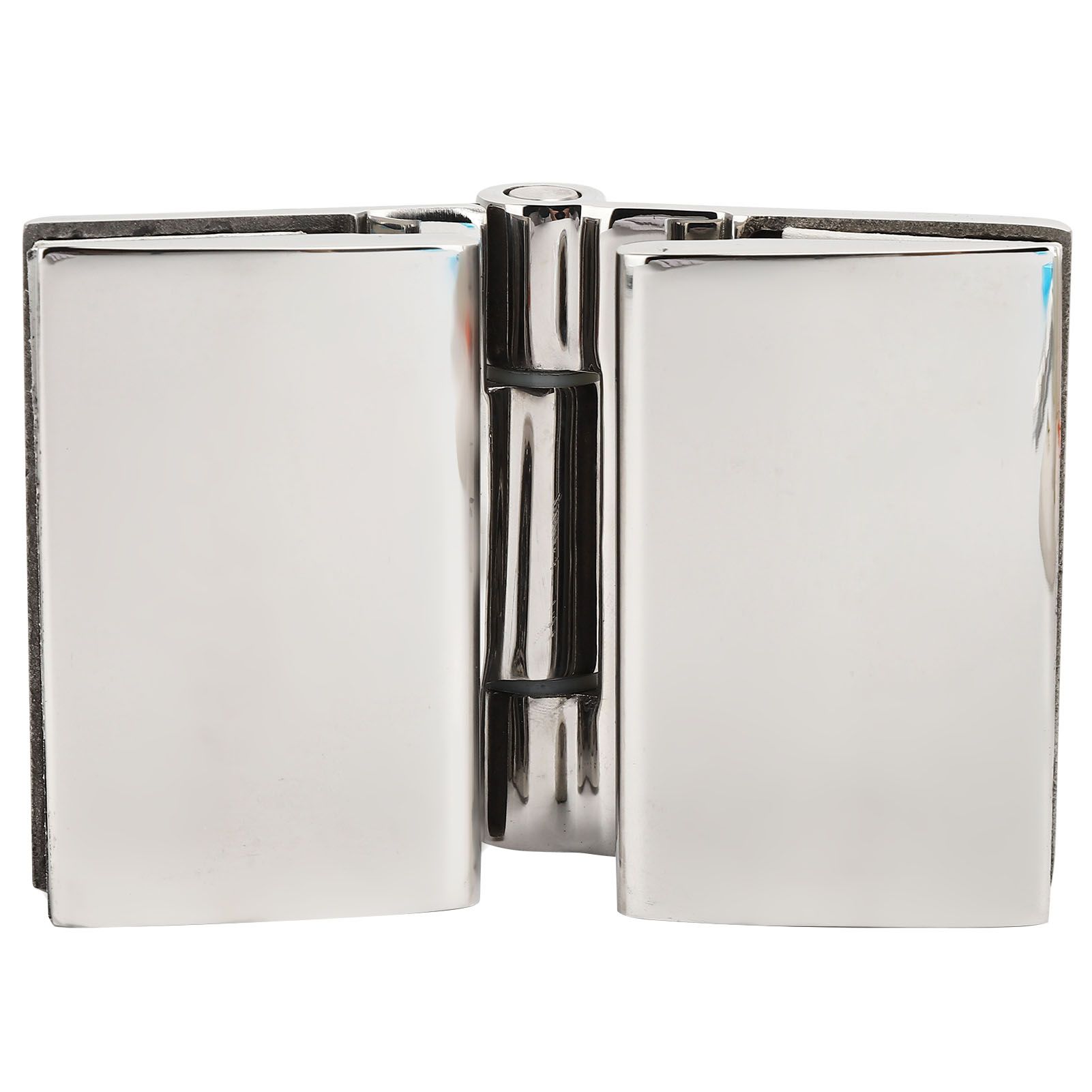 Flat DoubleSided Hinge Stainless Steel Bathroom Hinge Glass Door Hinge for view 5