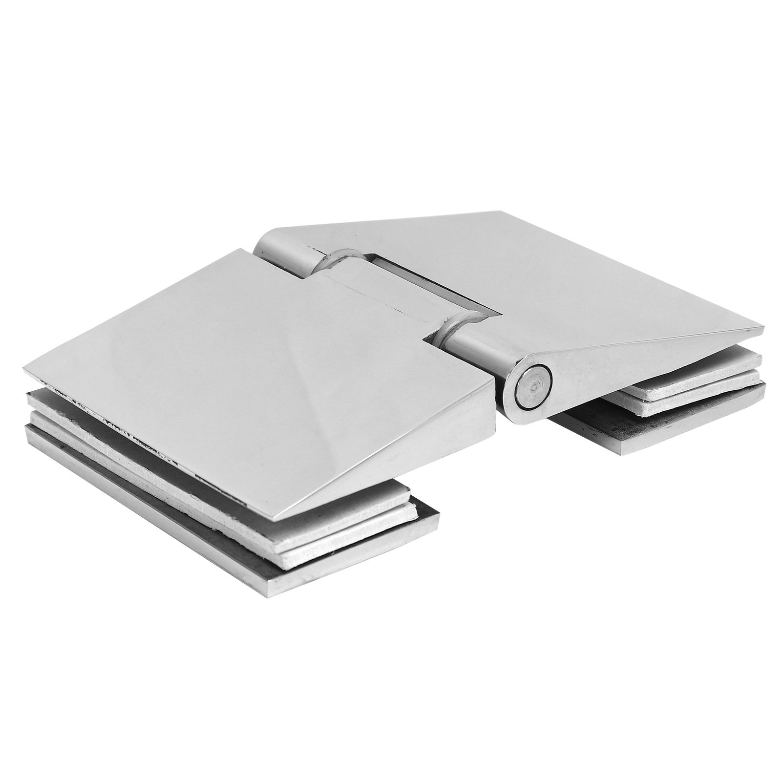 Beveled Double‑Sided Hinge Stainless Steel Shower Room Glass Door Hinge for view 7