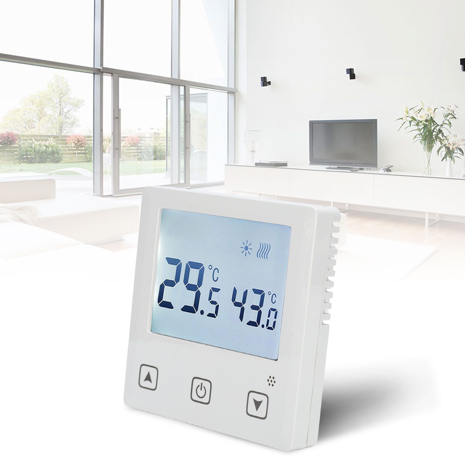 AC220V Thermostat Water Floor Heating Air Conditioner Temperature Controller view 12