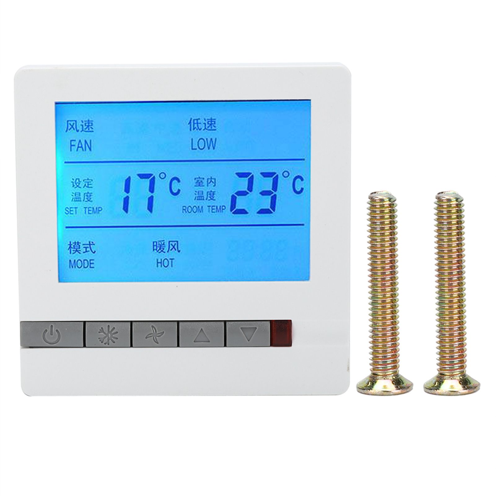 Digital Thermostat Intelligent Air Conditioner LCD Display Temperature view 2