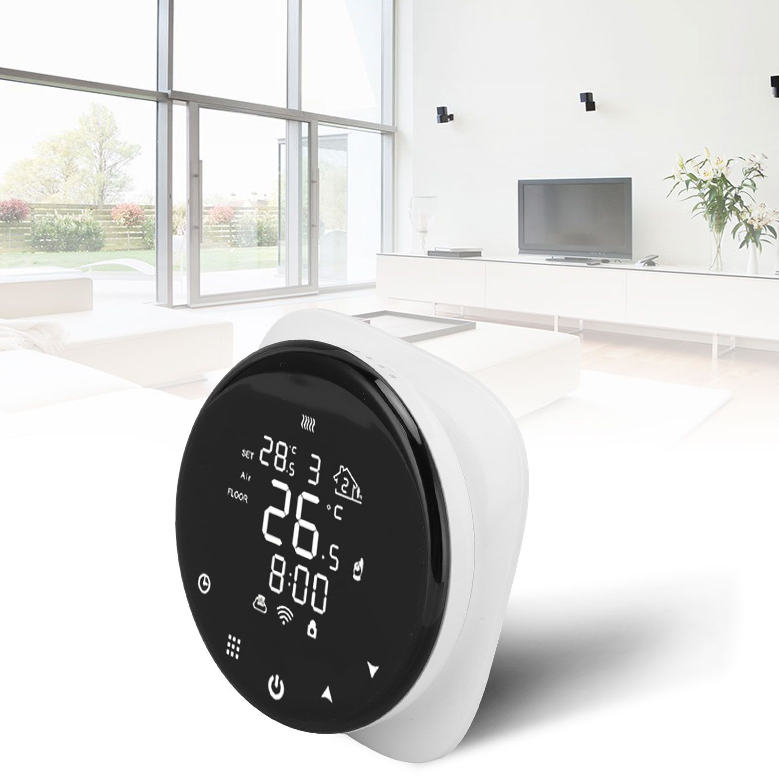 16A Smart WiFi Thermostat for Water/Electric Floor Heating Water Gas Boiler view 11