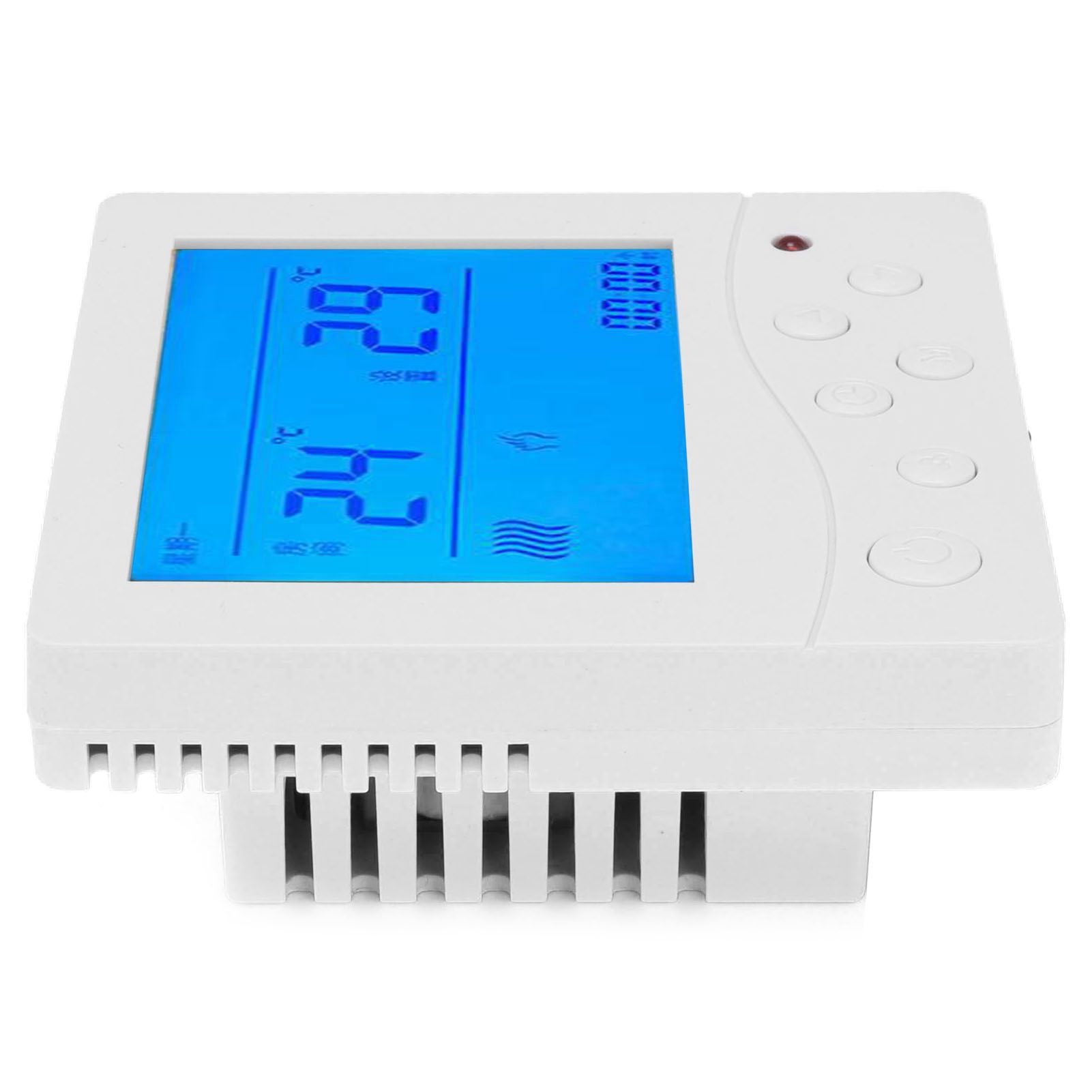 Fancoil Central Airconditioning Thermostat Intelligent LCD Temperature view 7