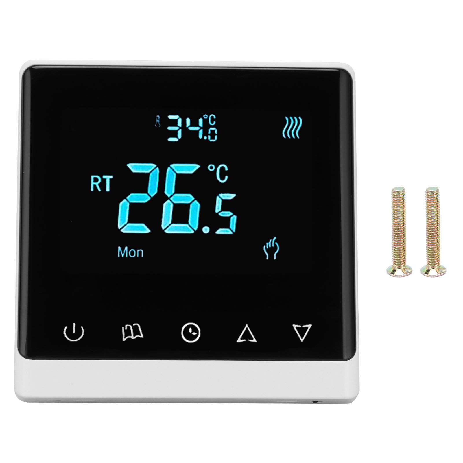 AC220V Touch Screen Thermostat with LCD Display Screen Temperature Controller view 2