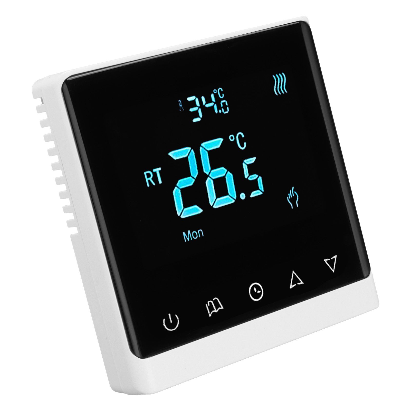 AC220V Touch Screen Thermostat with LCD Display Screen Temperature Controller view 3