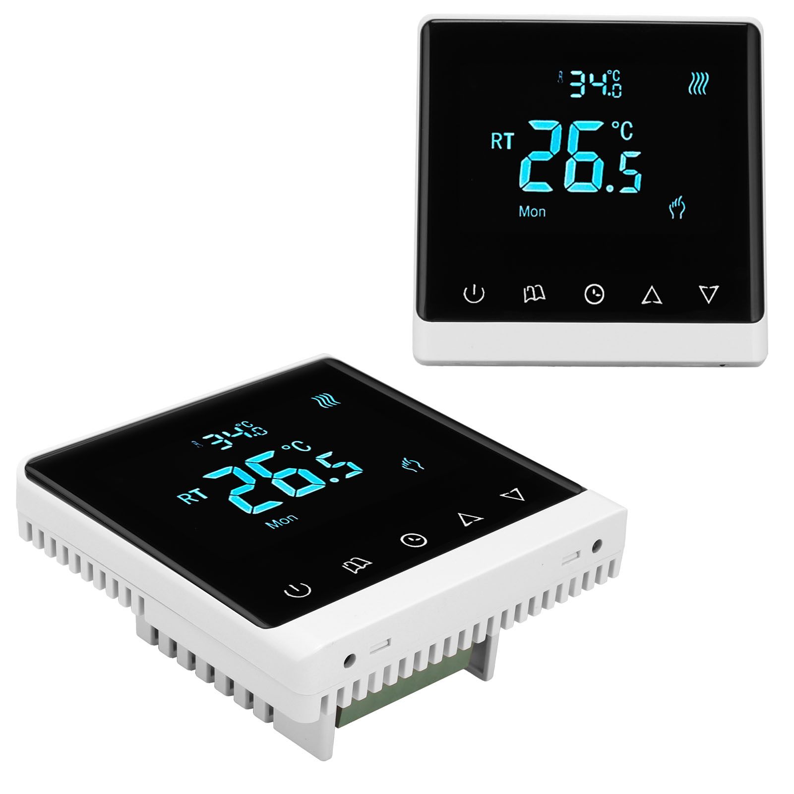 AC220V Touch Screen Thermostat with LCD Display Screen Temperature Controller view 5