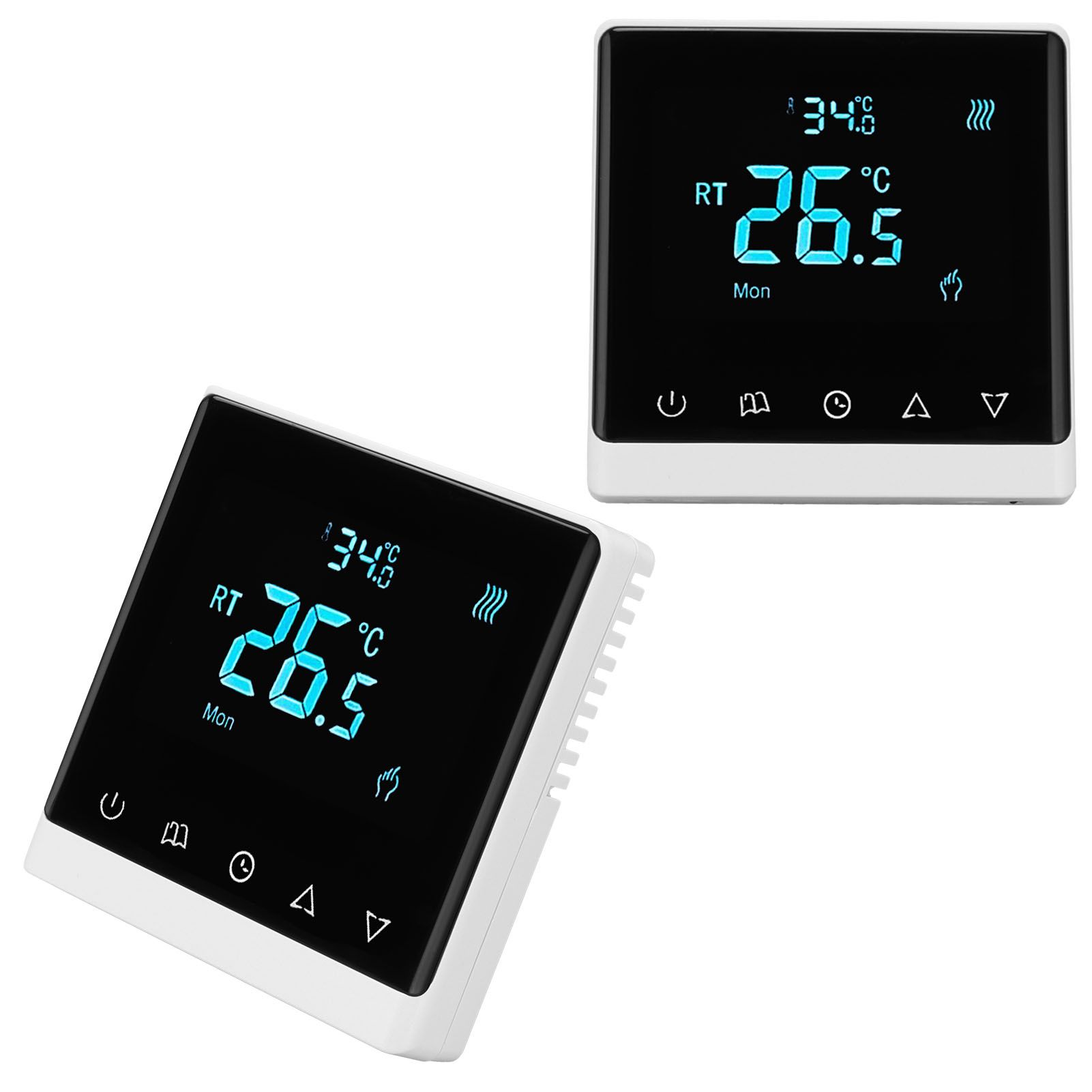 AC220V Touch Screen Thermostat with LCD Display Screen Temperature Controller view 8