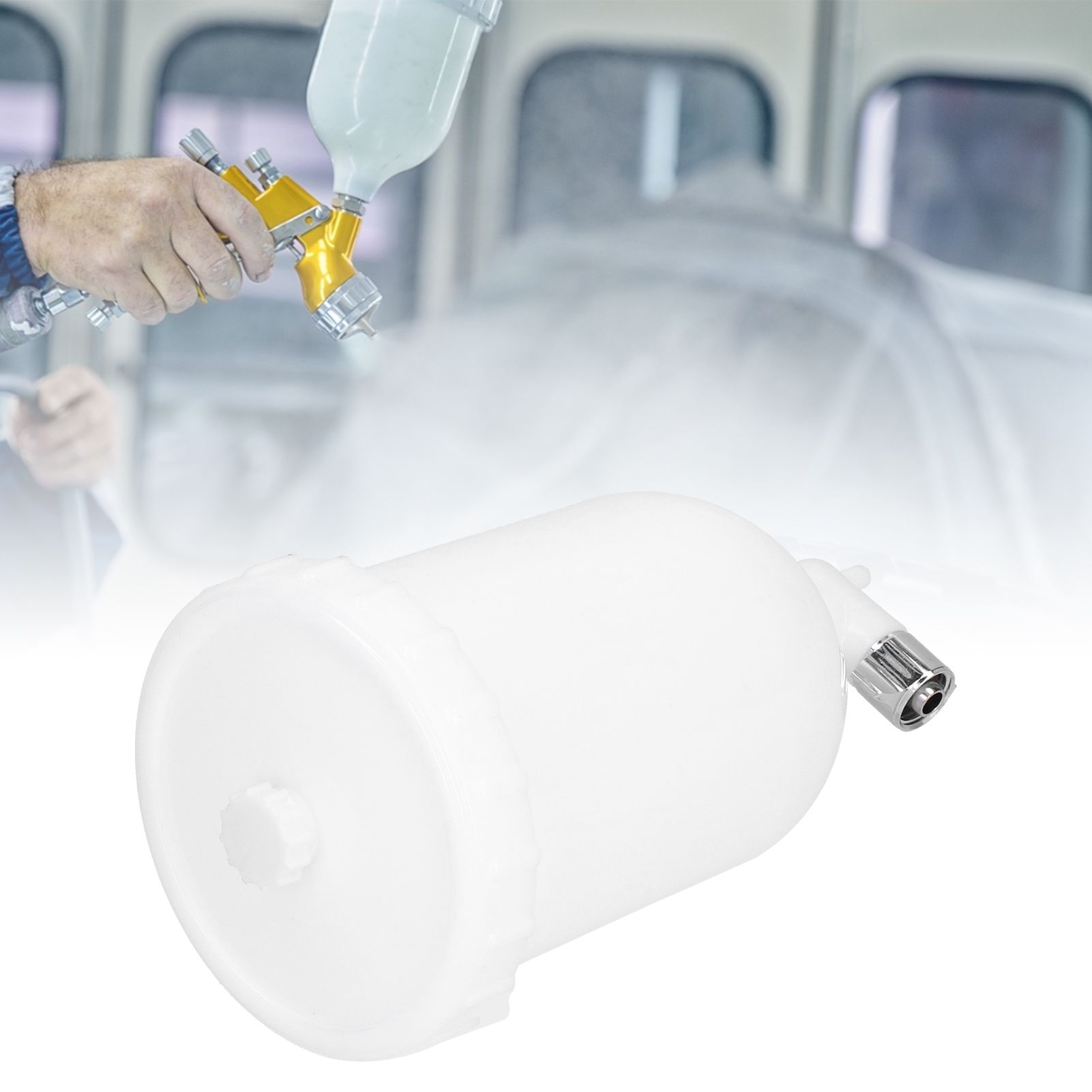 400ml Spray Guns Cup Container 15mm Female Thread Pneumatic Sprayer Cup view 12