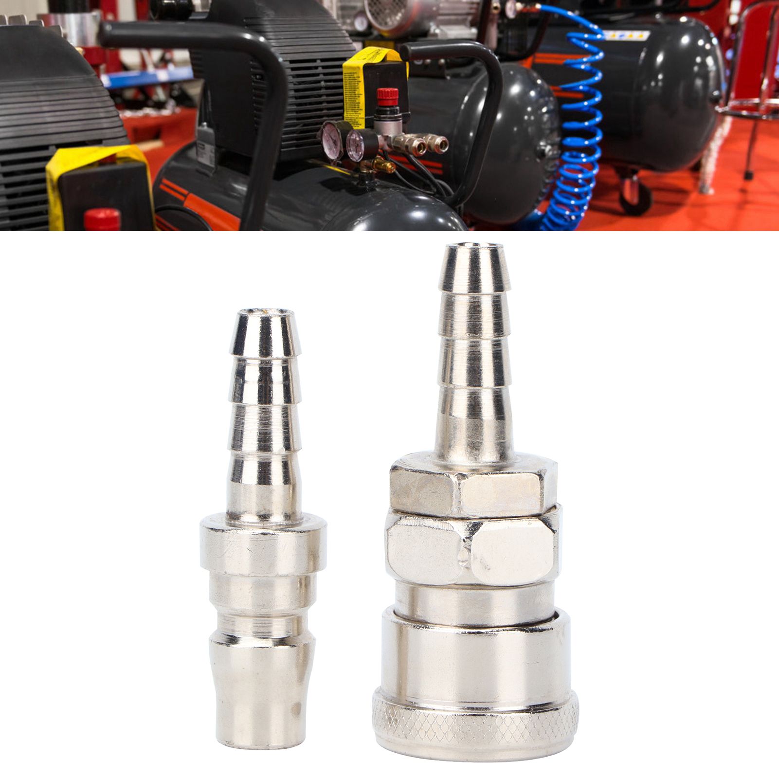 G1/4 Pneumatic Connector Air Hose C Type SelfLocking Quick Connector for view 11