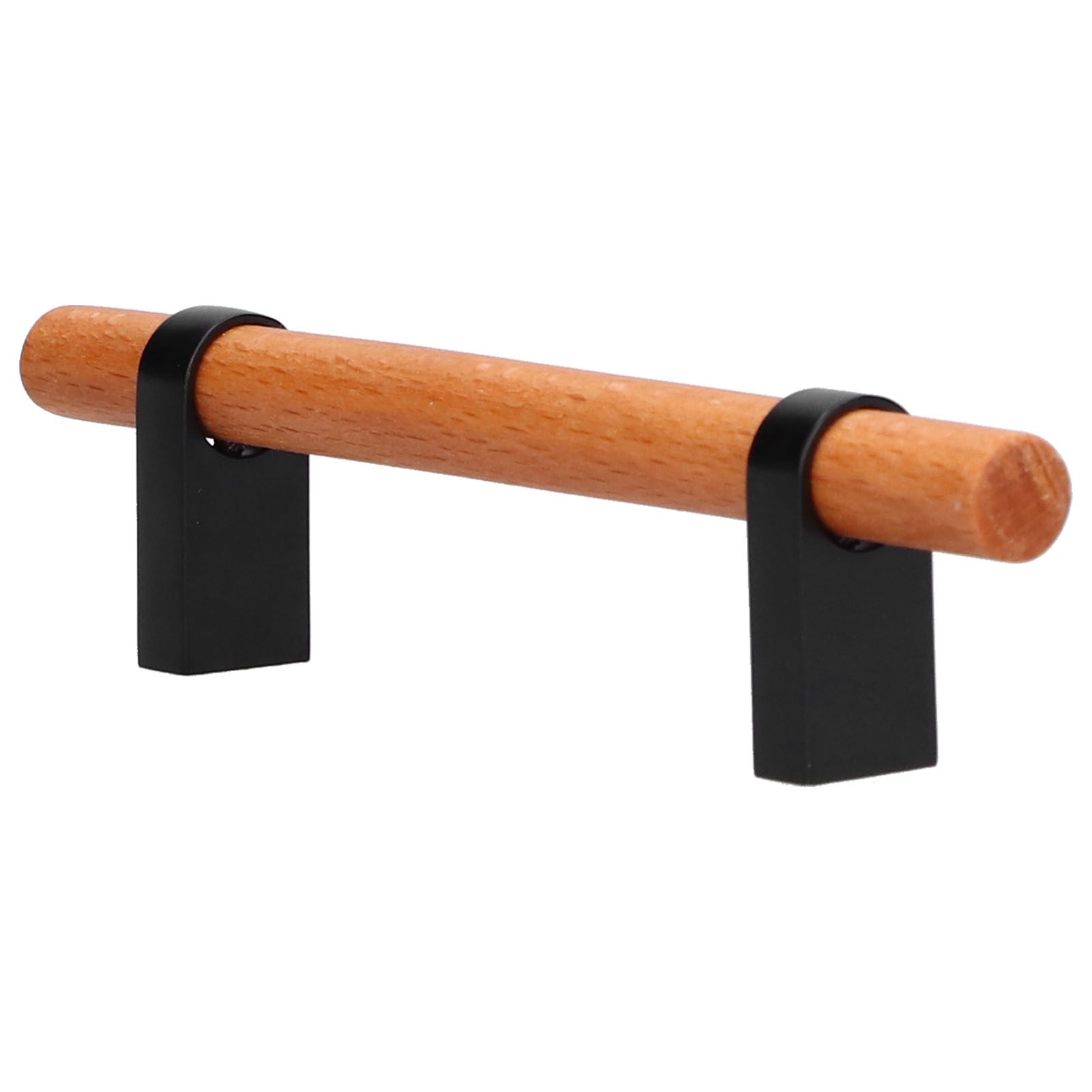 Modern Simple Drawer Wardrobe Handle Black Pine Door Pull Furniture Hardware