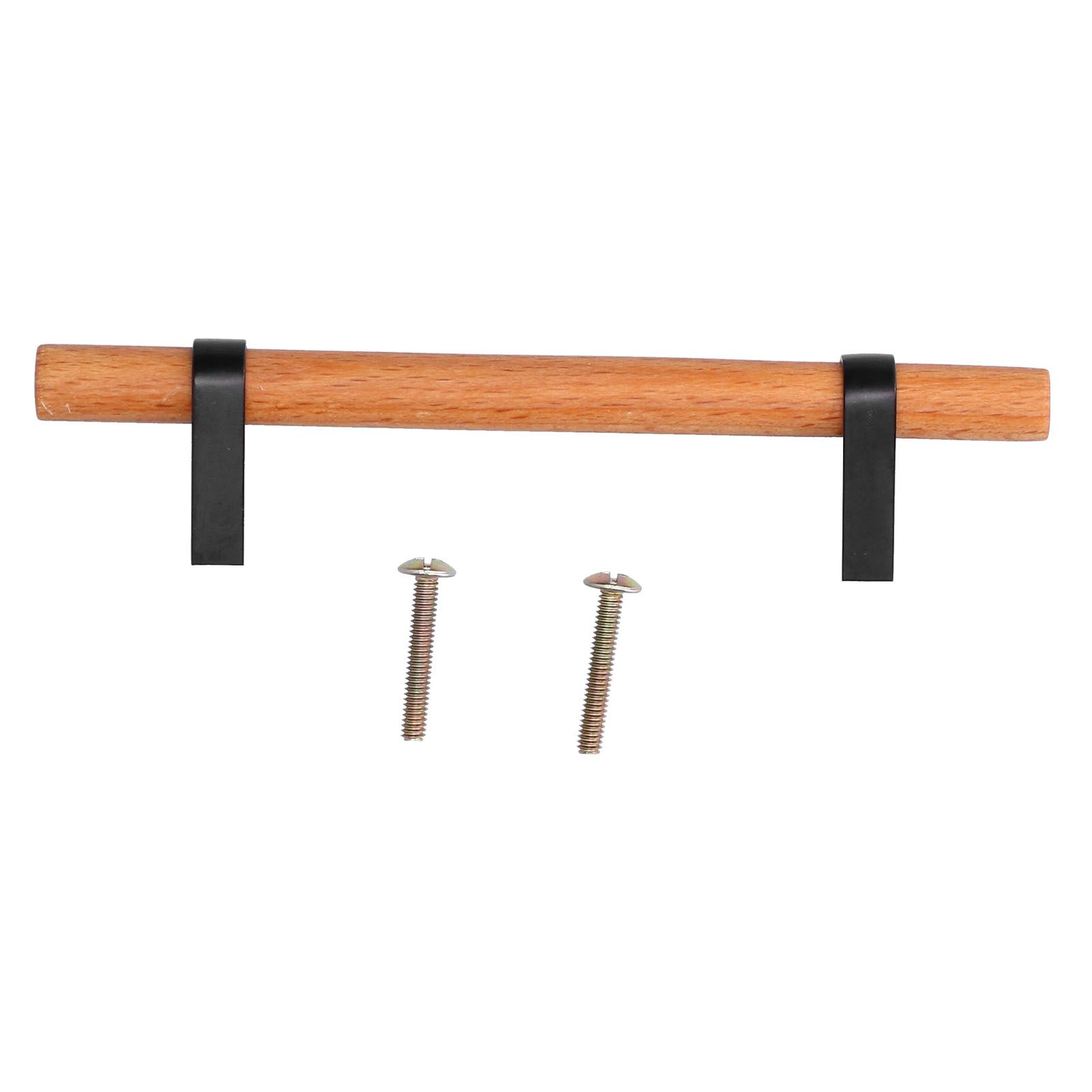 Modern Simple Drawer Wardrobe Handle Black Pine Door Pull Furniture Hardware view 2