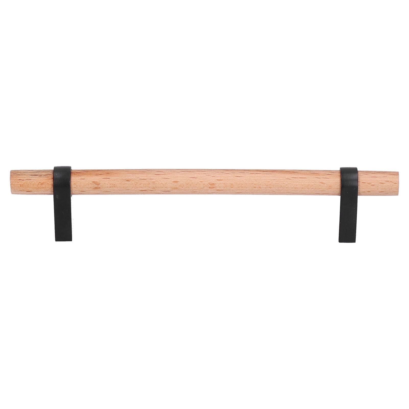 Modern Simple Drawer Wardrobe Handle Black Pine Door Pull Furniture Hardware