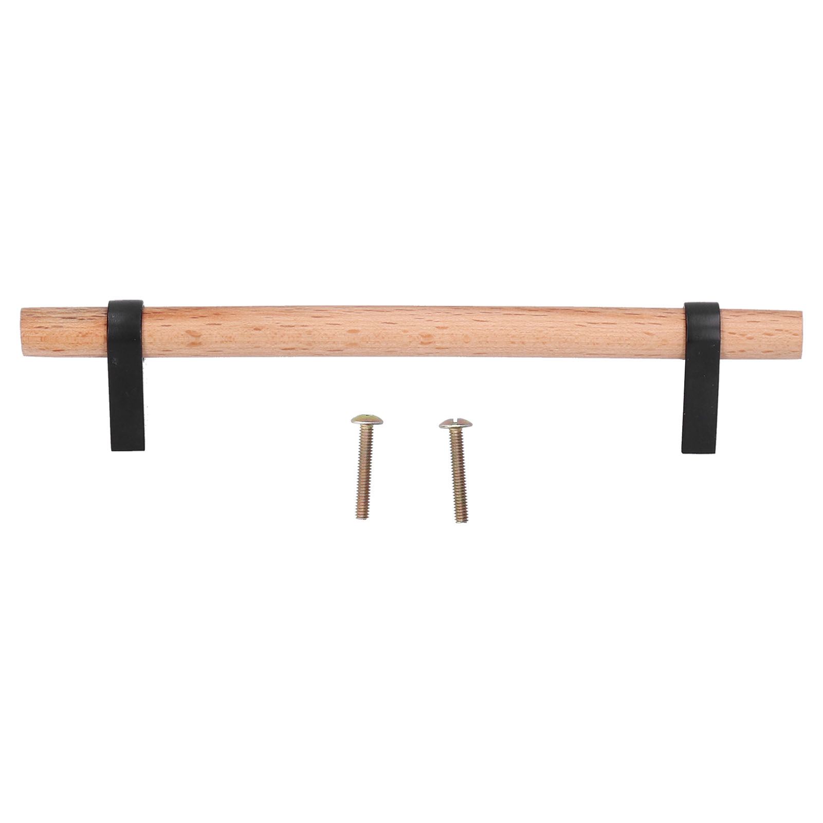 Modern Simple Drawer Wardrobe Handle Black Pine Door Pull Furniture Hardware view 2