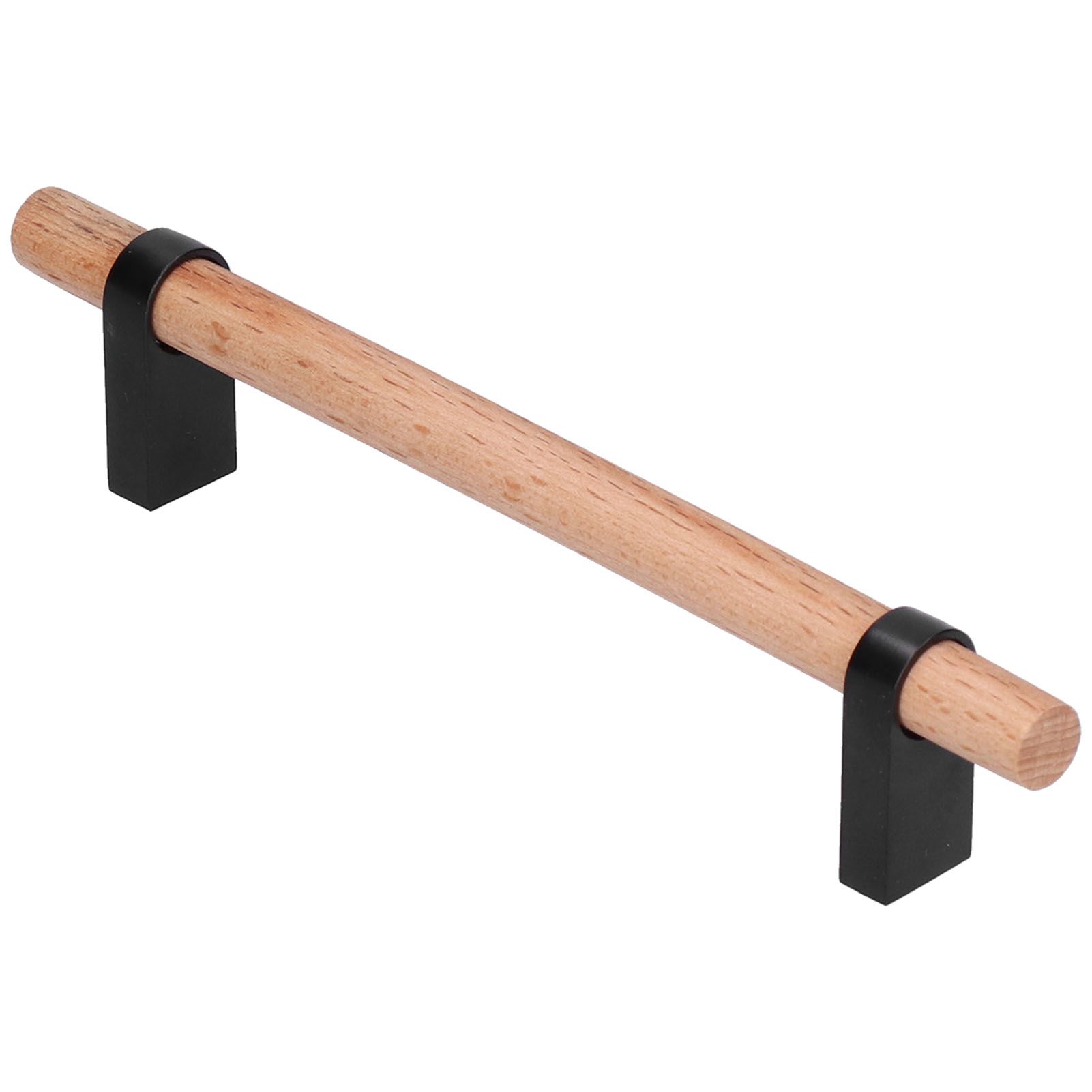 Modern Simple Drawer Wardrobe Handle Black Pine Door Pull Furniture Hardware view 5