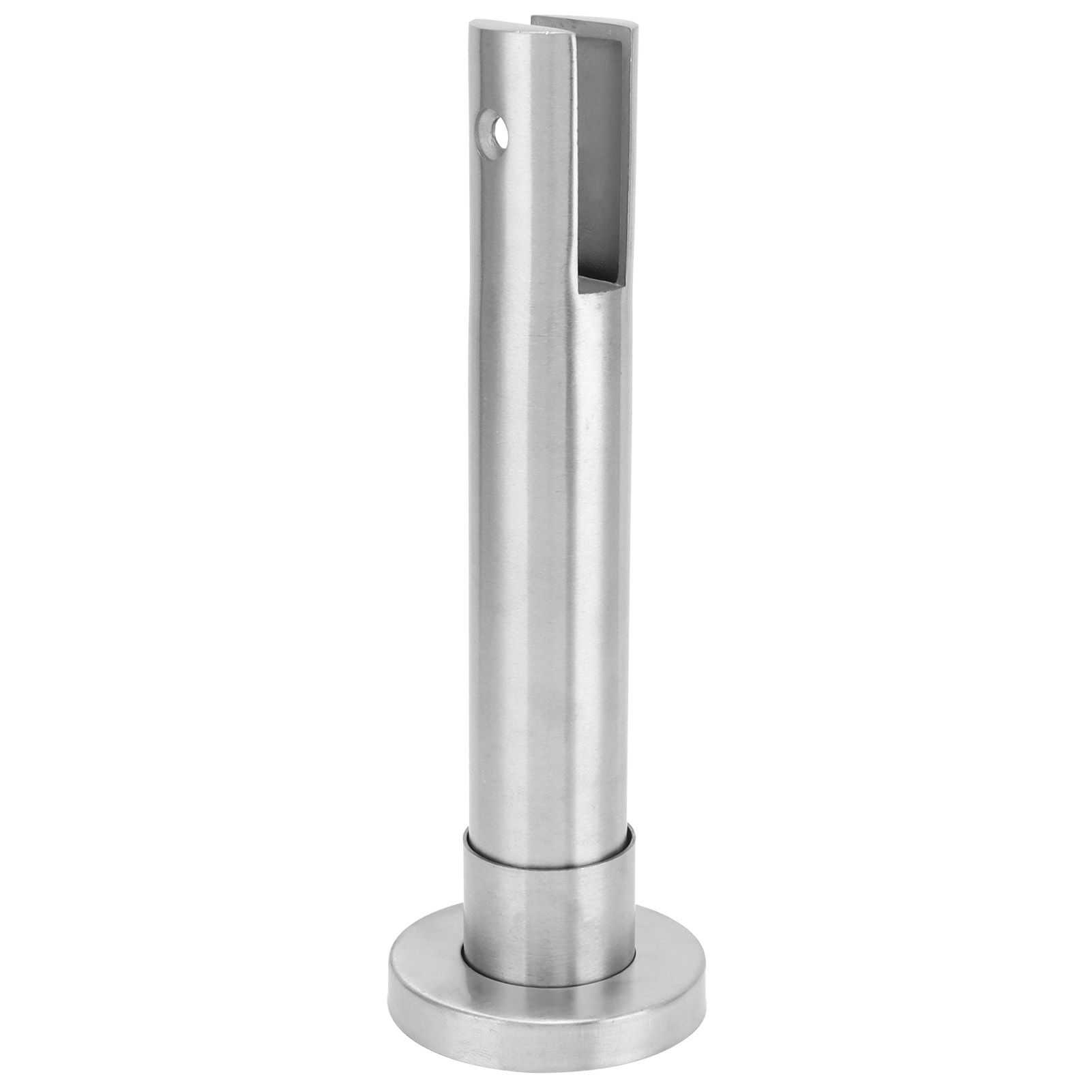 Stainless Steel Glass Clamp Bracket Mount Glass Spigot Public Bathroom Toilet — image 1