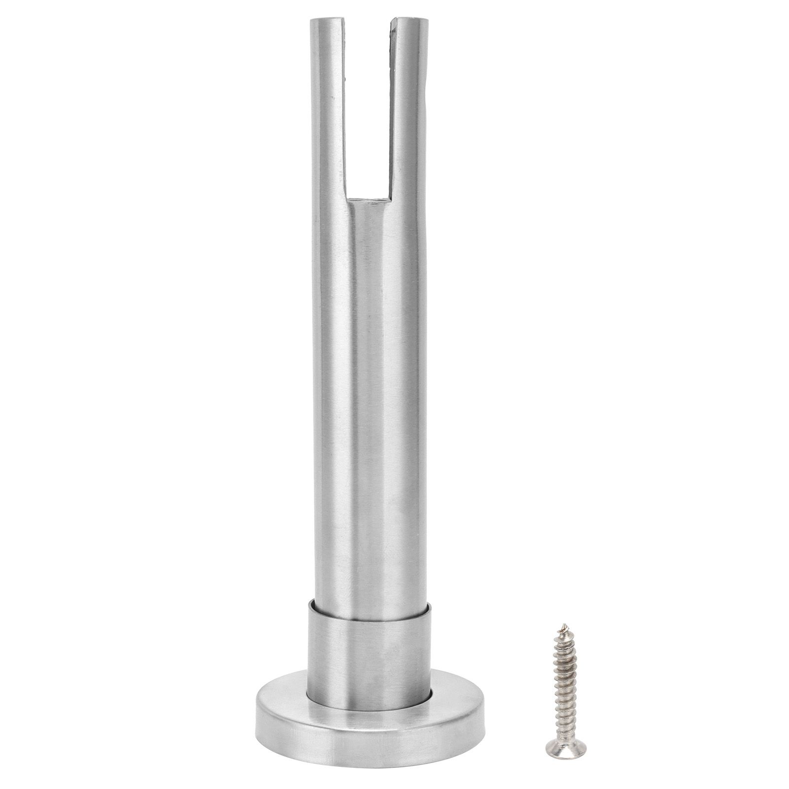 Stainless Steel Glass Clamp Bracket Mount Glass Spigot Public Bathroom Toilet view 2