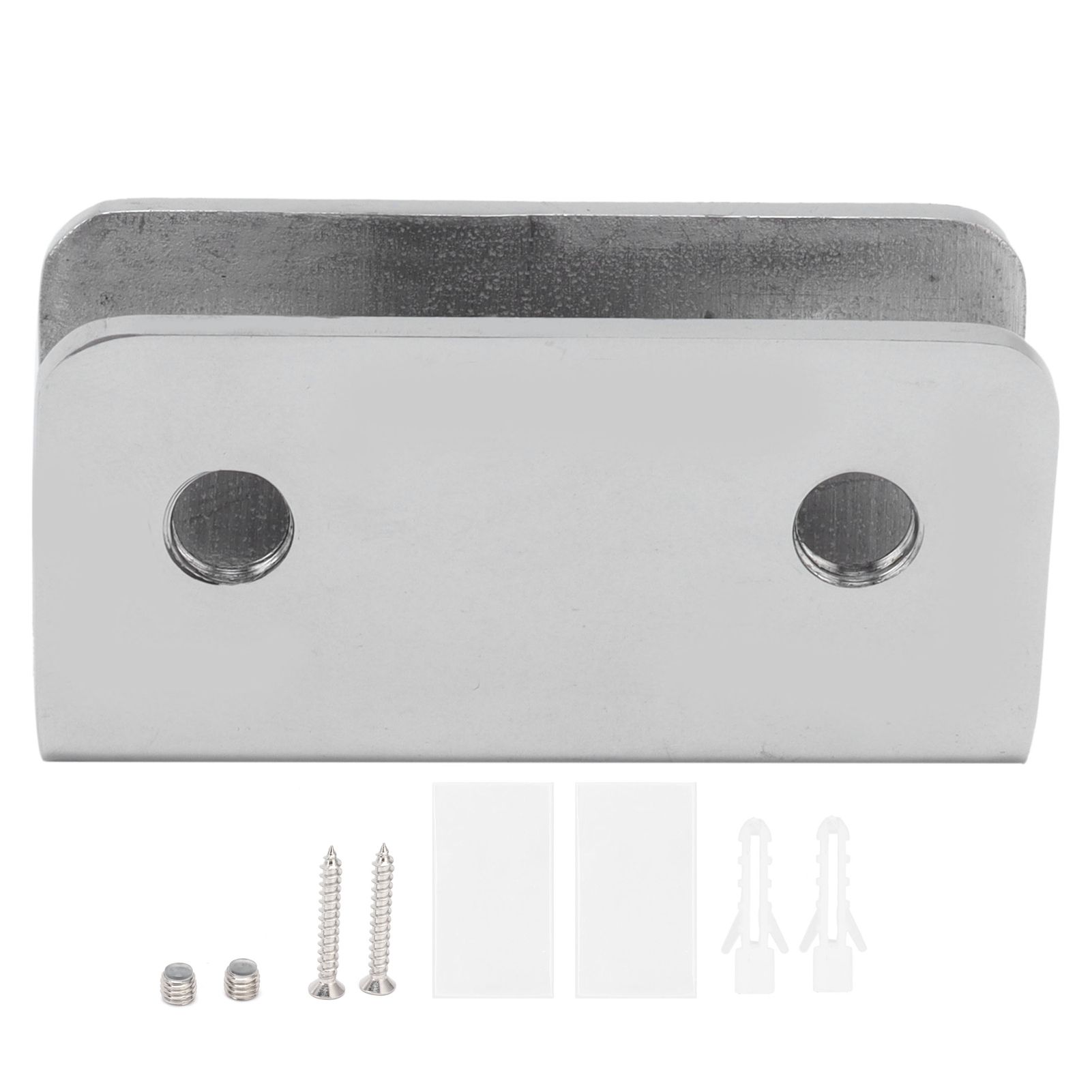 Rectangular Glass Fixing Clip 304 Stainless Steel Glass Clamp Holder for view 2