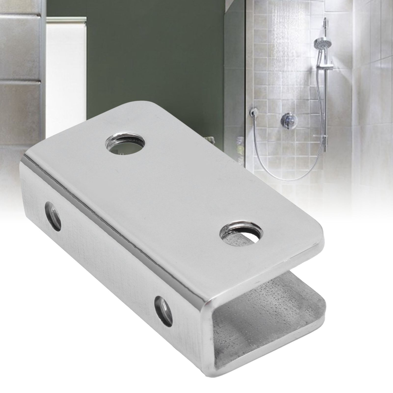 Rectangular Glass Fixing Clip 304 Stainless Steel Glass Clamp Holder for view 11