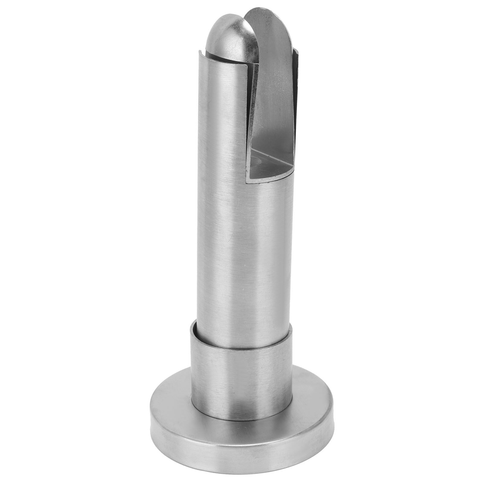 Partition Support Foot Stainless Steel Glass Fence Clamp for Public Bathroom view 3
