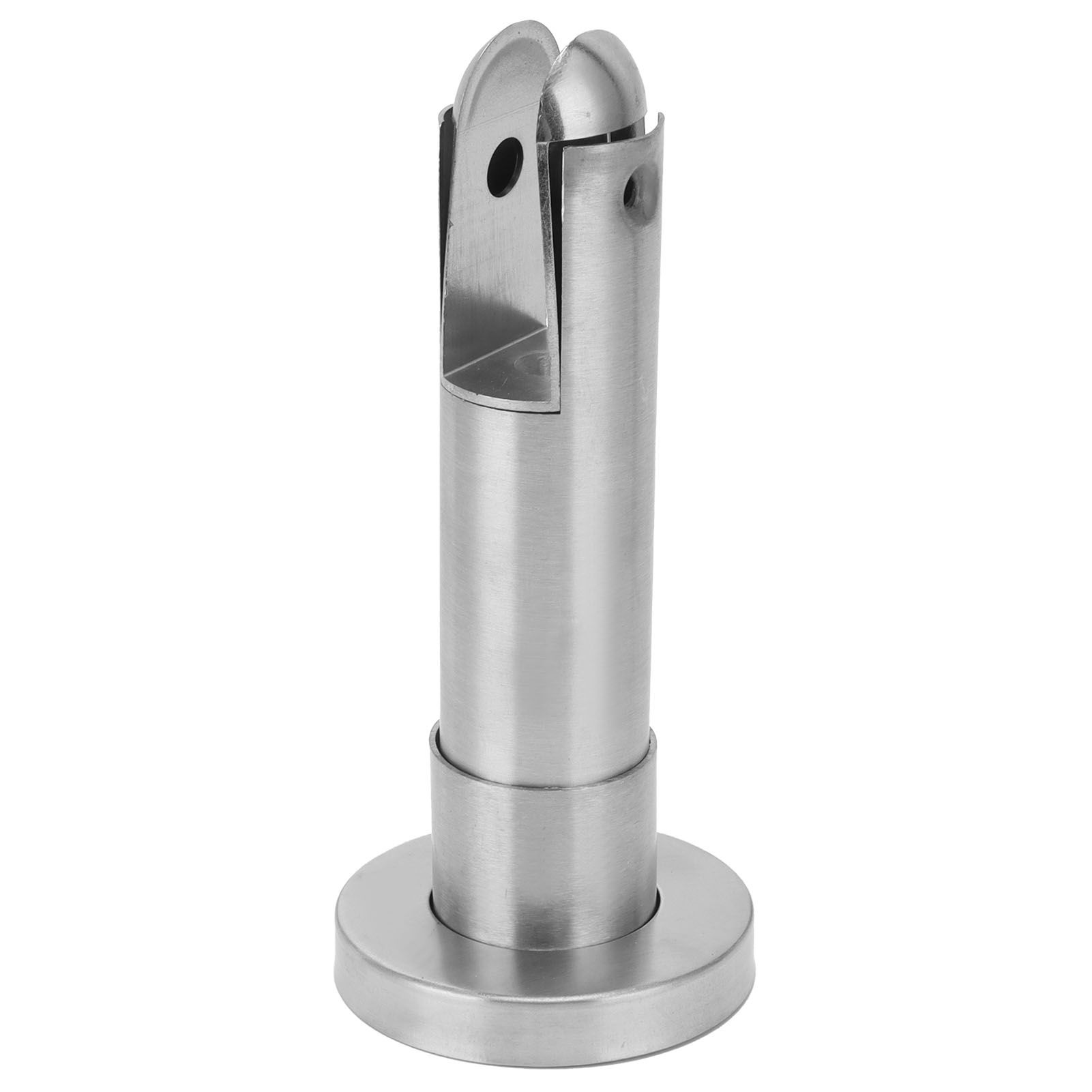 Partition Support Foot Stainless Steel Glass Fence Clamp for Public Bathroom view 6