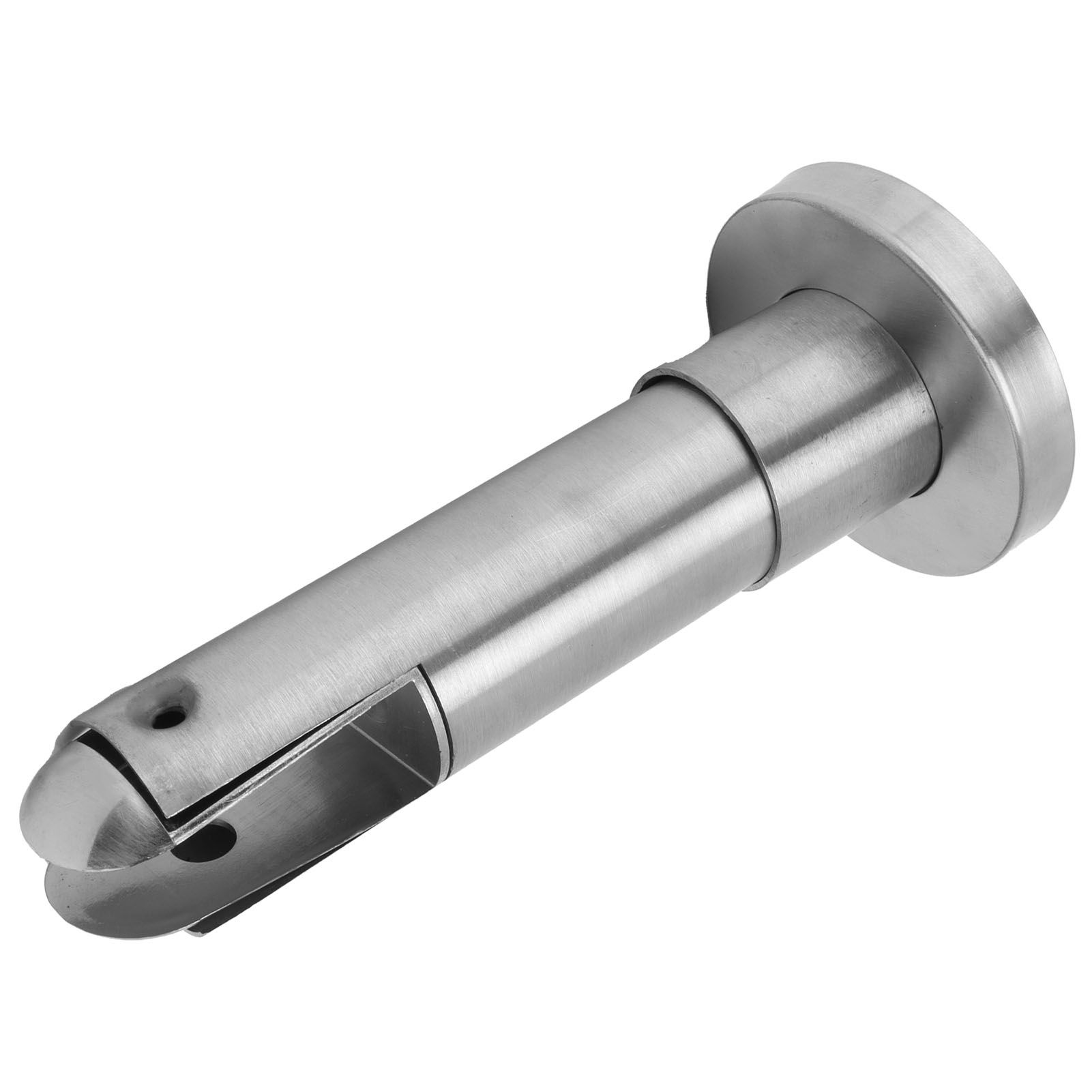 Partition Support Foot Stainless Steel Glass Fence Clamp for Public Bathroom view 8