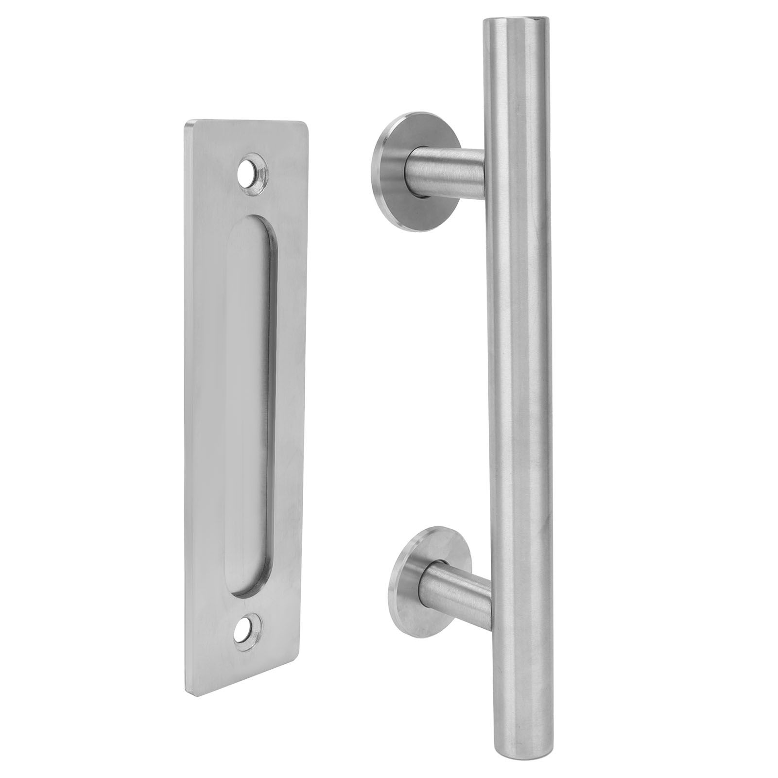 Barn Door Handle Stainless Steel DoubleSide Pull Handle for Door Garage Barn view 4