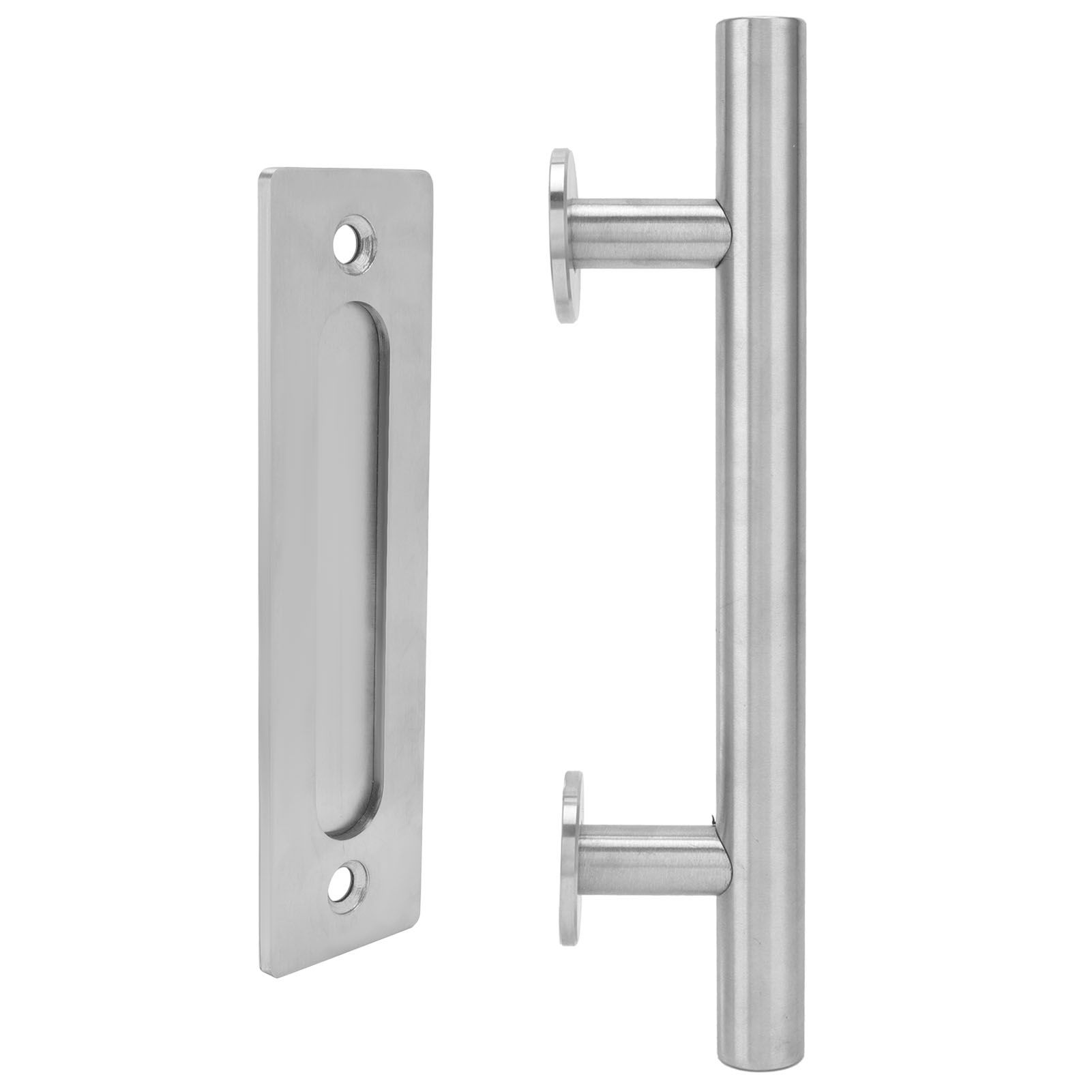 Barn Door Handle Stainless Steel DoubleSide Pull Handle for Door Garage Barn view 5