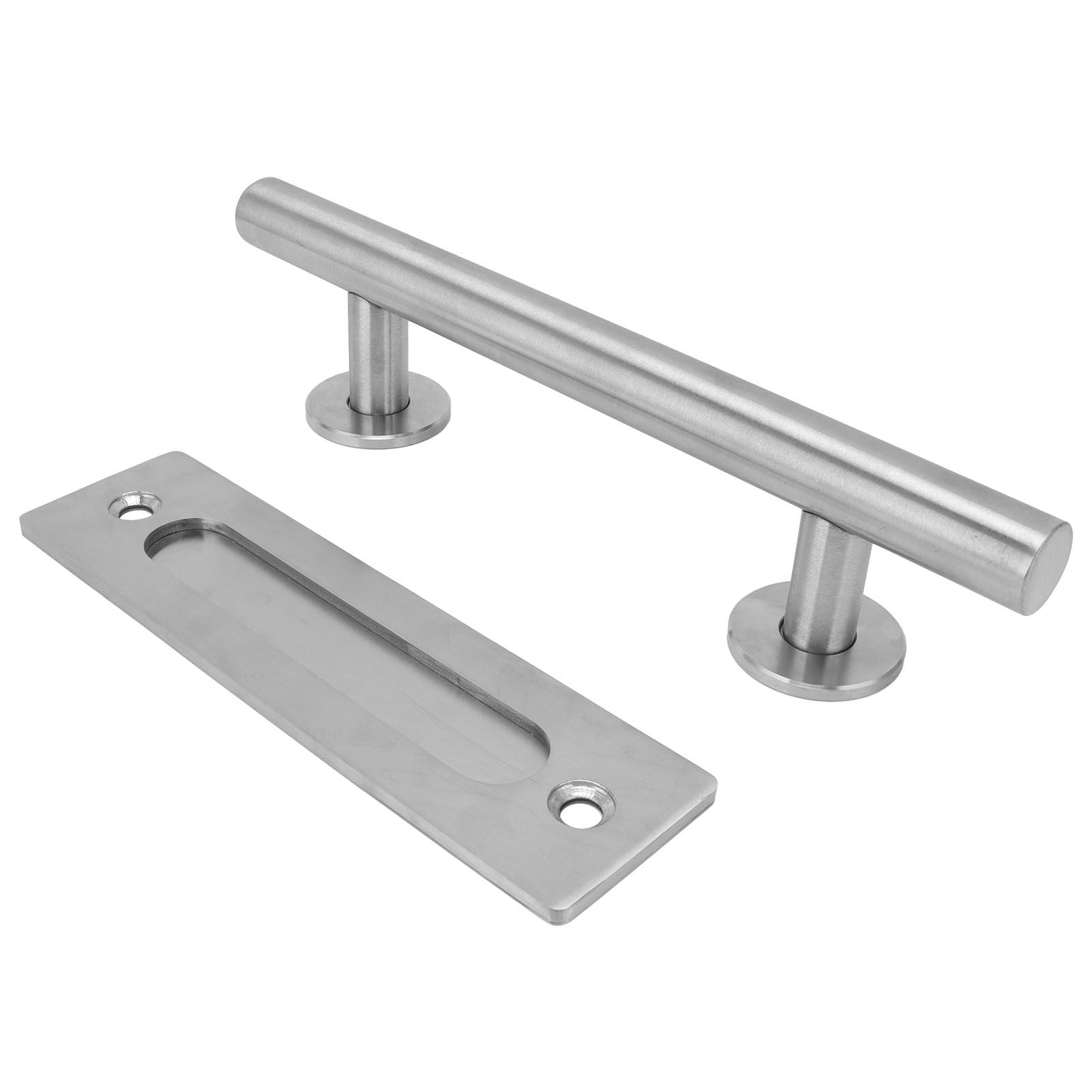 Barn Door Handle Stainless Steel DoubleSide Pull Handle for Door Garage Barn view 6
