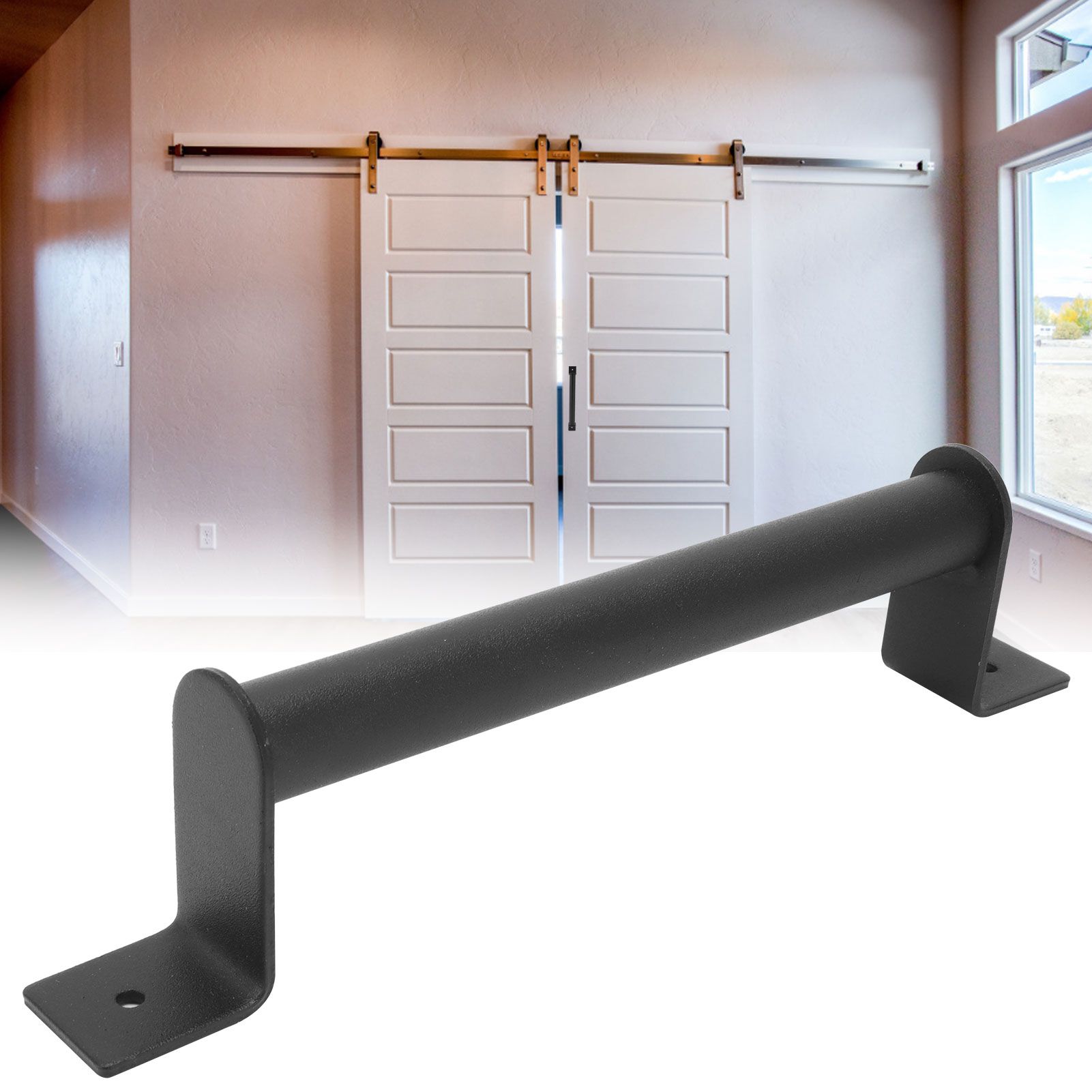 Barn Door Handle Carbon Steel Sliding Door Pull for Garage Shed Cabinet Door view 12