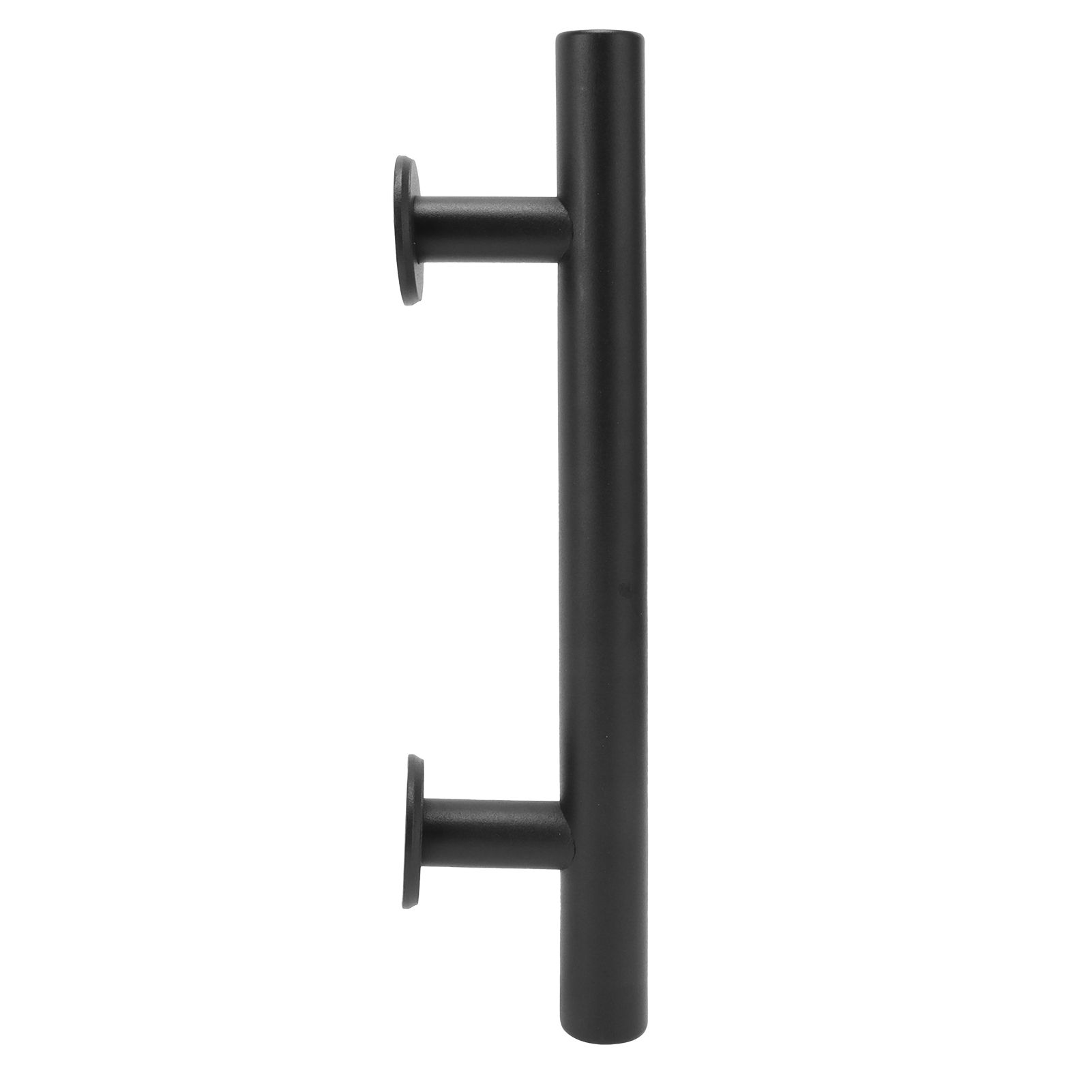 Black Barn Door Handle Double Side Sliding Door Round Concealed Pull for view 5
