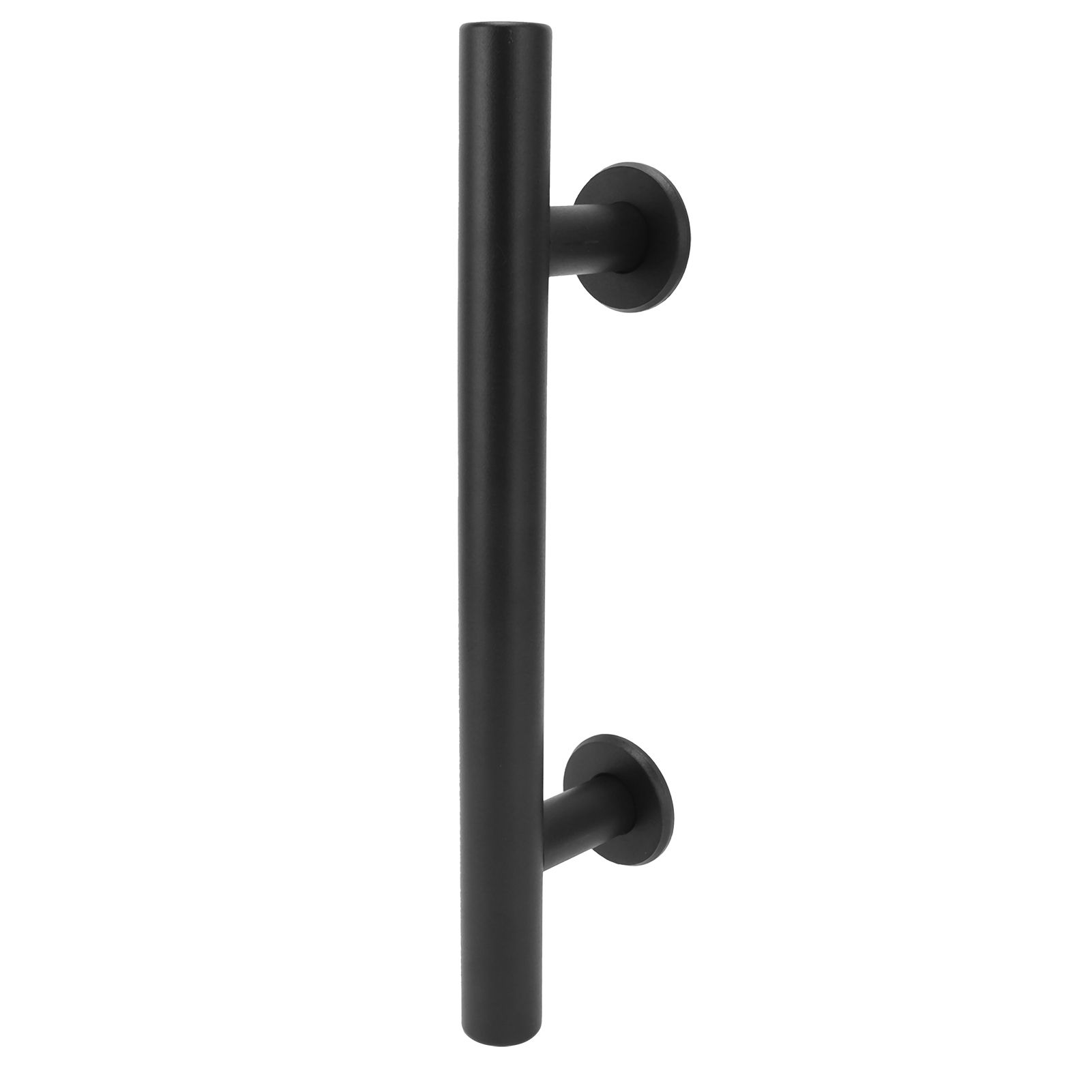 Black Barn Door Handle Double Side Sliding Door Round Concealed Pull for view 9