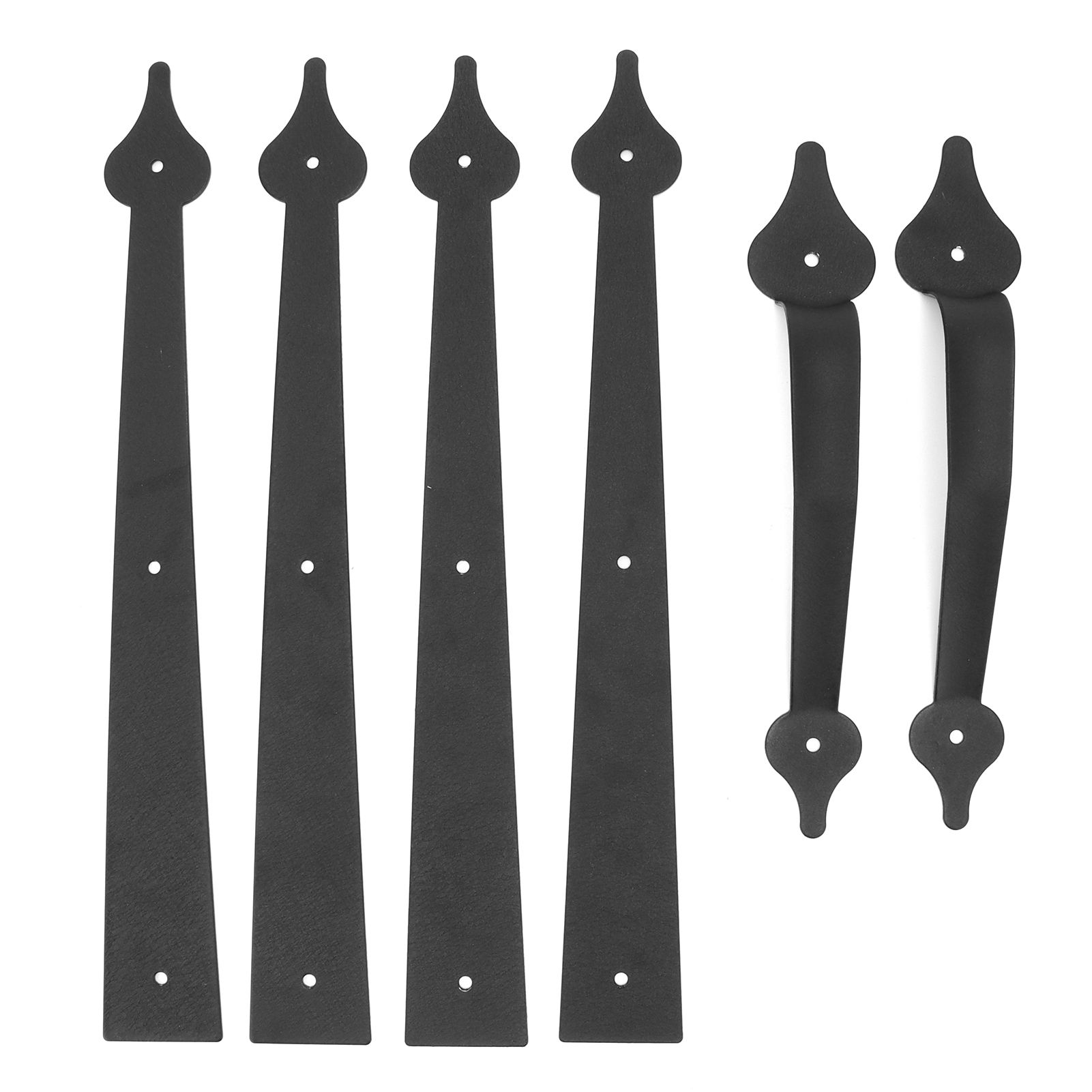 Carbon Steel Garage Door Handle Decorative Hinge Handle for Door Shed Garage view 2