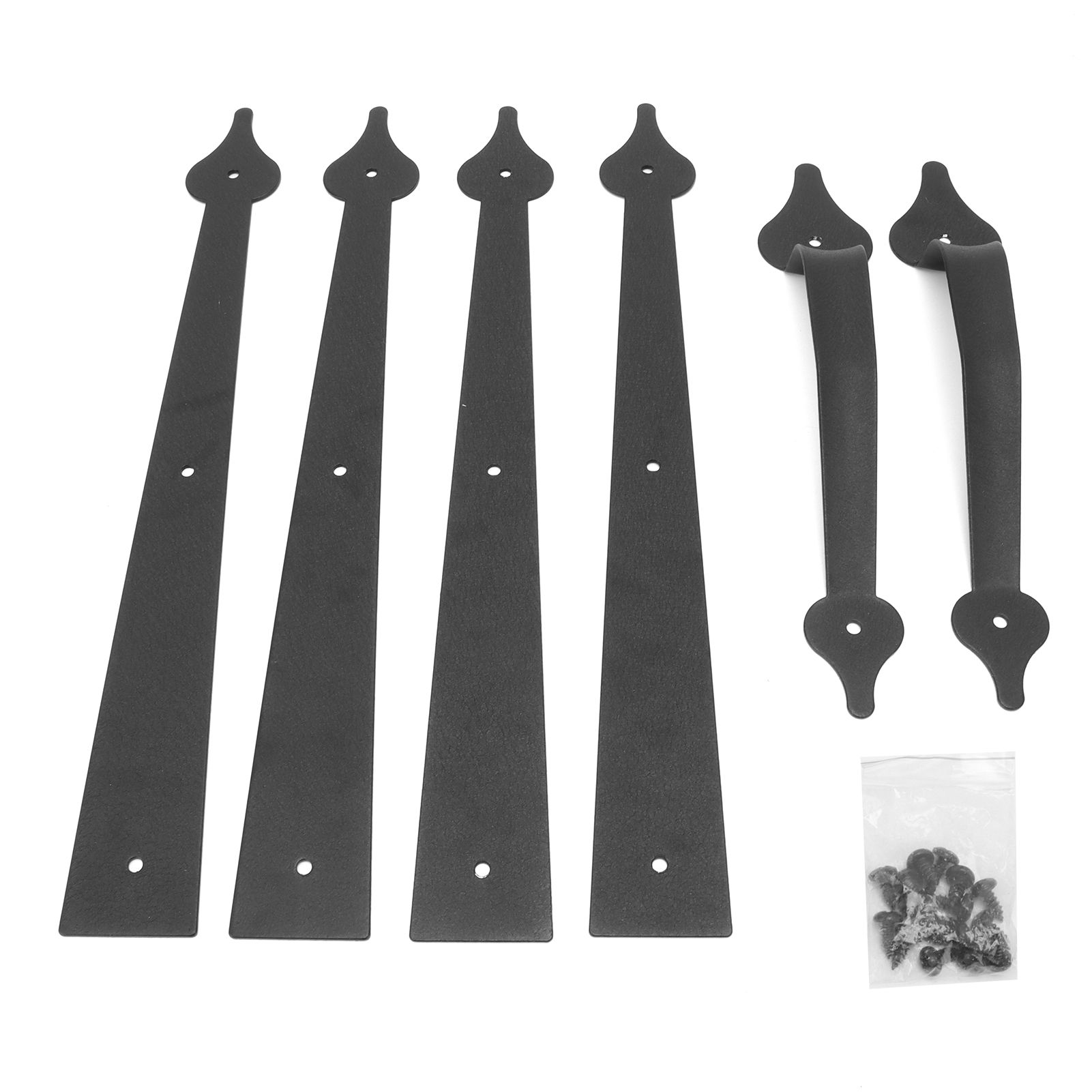 Carbon Steel Garage Door Handle Decorative Hinge Handle for Door Shed Garage view 9
