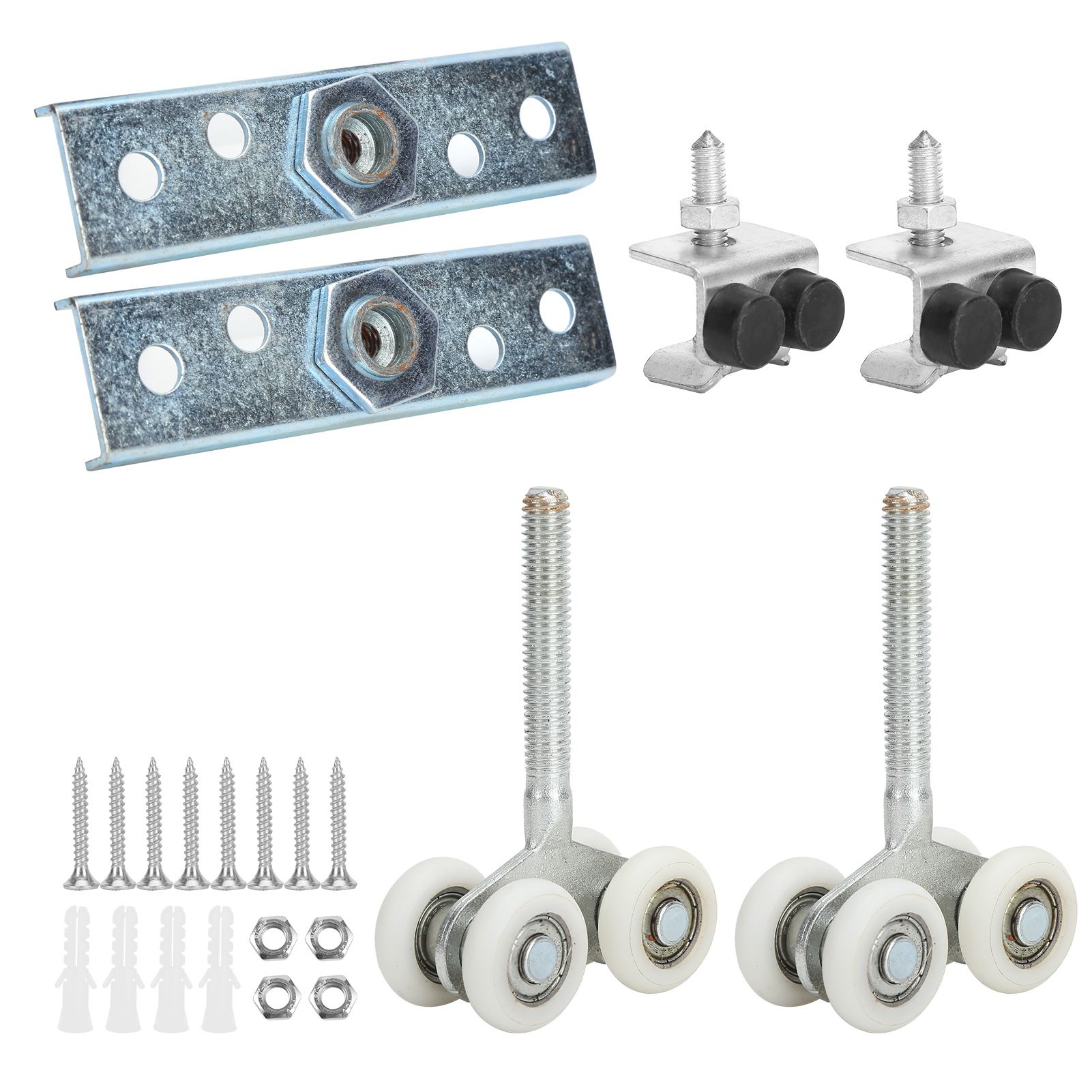 2Set Glass Door Rollers Runners Shower Door Suspension Wheel Accessory view 2