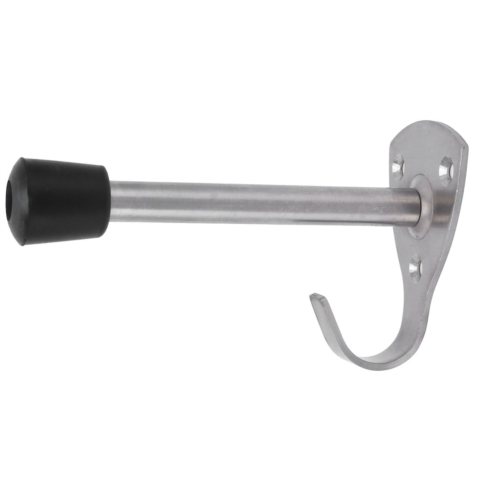 Stainless Steel Door Hook Clothes Hats Towel Coat Hanger for Bathroom Kitchen view 2