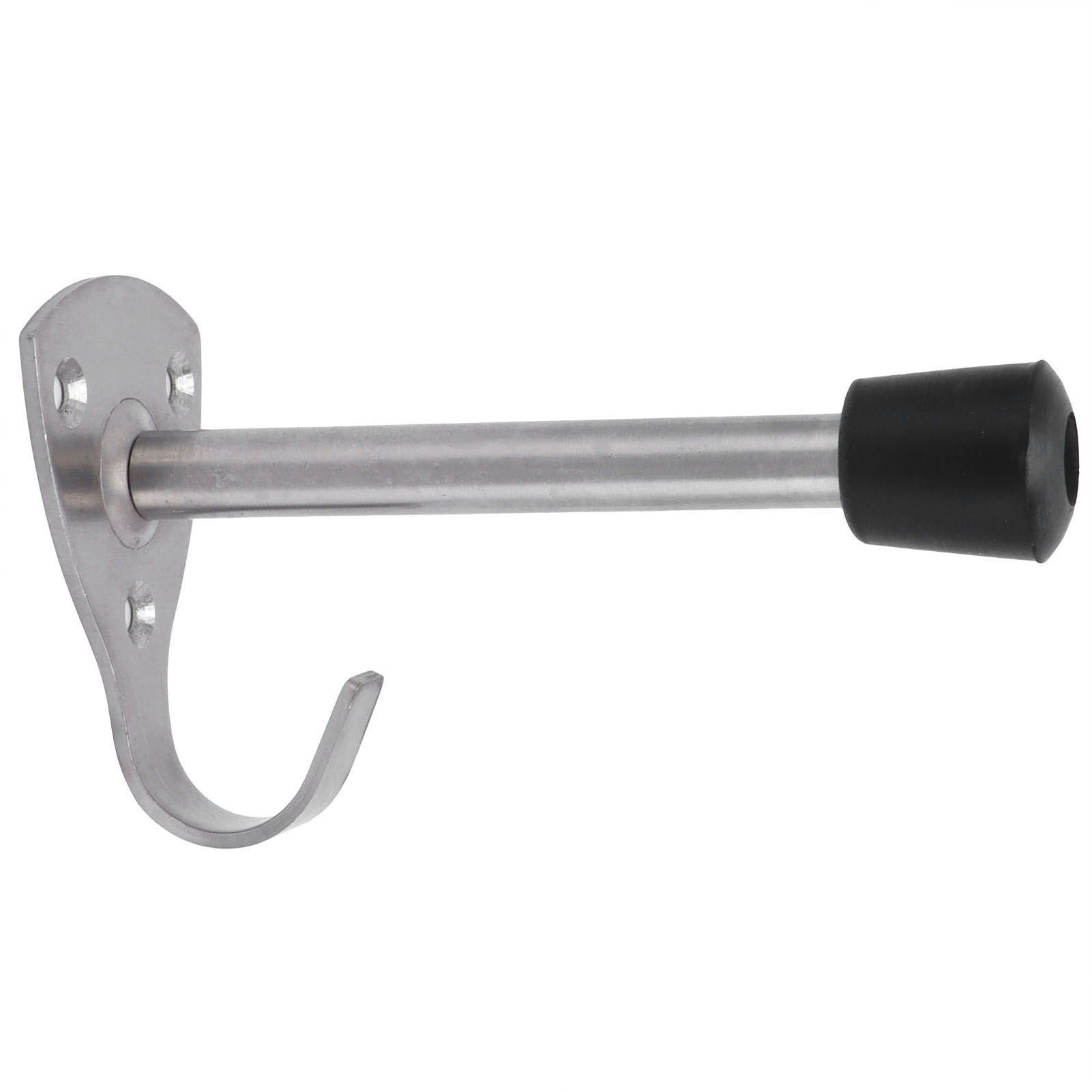 Stainless Steel Door Hook Clothes Hats Towel Coat Hanger for Bathroom Kitchen view 8