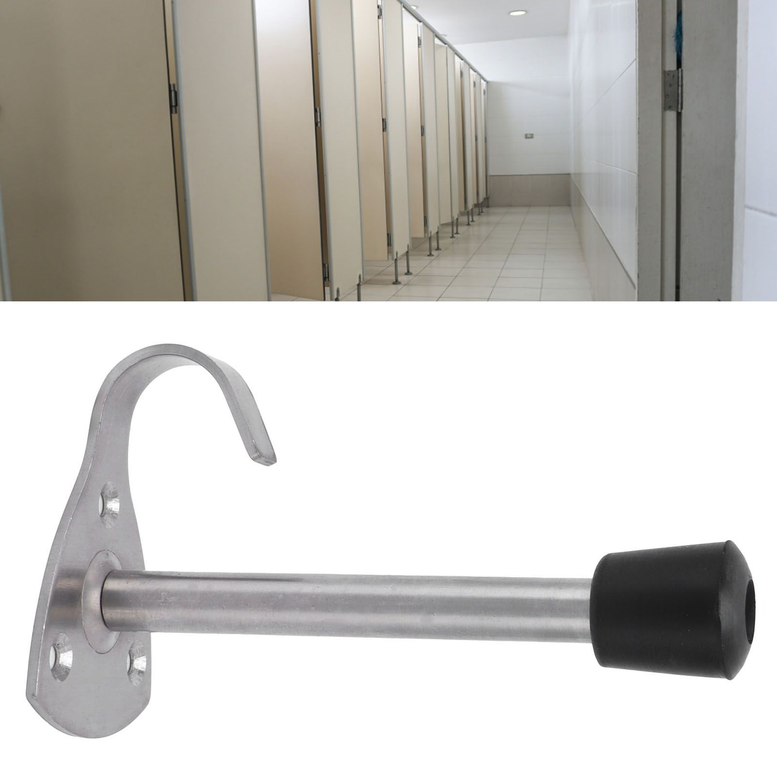 Stainless Steel Door Hook Clothes Hats Towel Coat Hanger for Bathroom Kitchen view 12