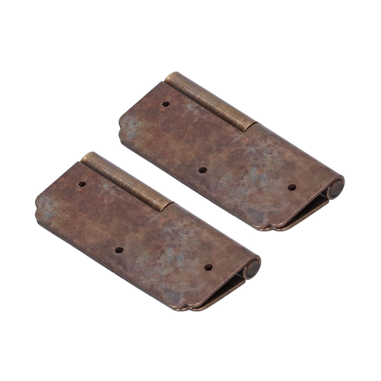 2Set Square Hinge 6cm Chinese Antique Cabinet Hinge Furniture Hardware Accessories view 3